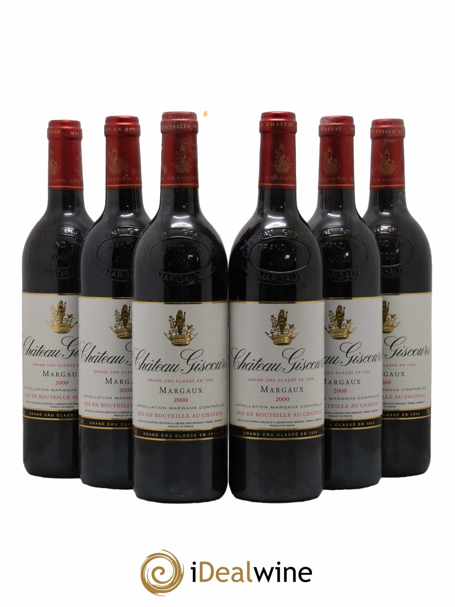 Château Giscours 3ème Grand Cru Classé 2000 - Lot de 6 bouteilles - 0
