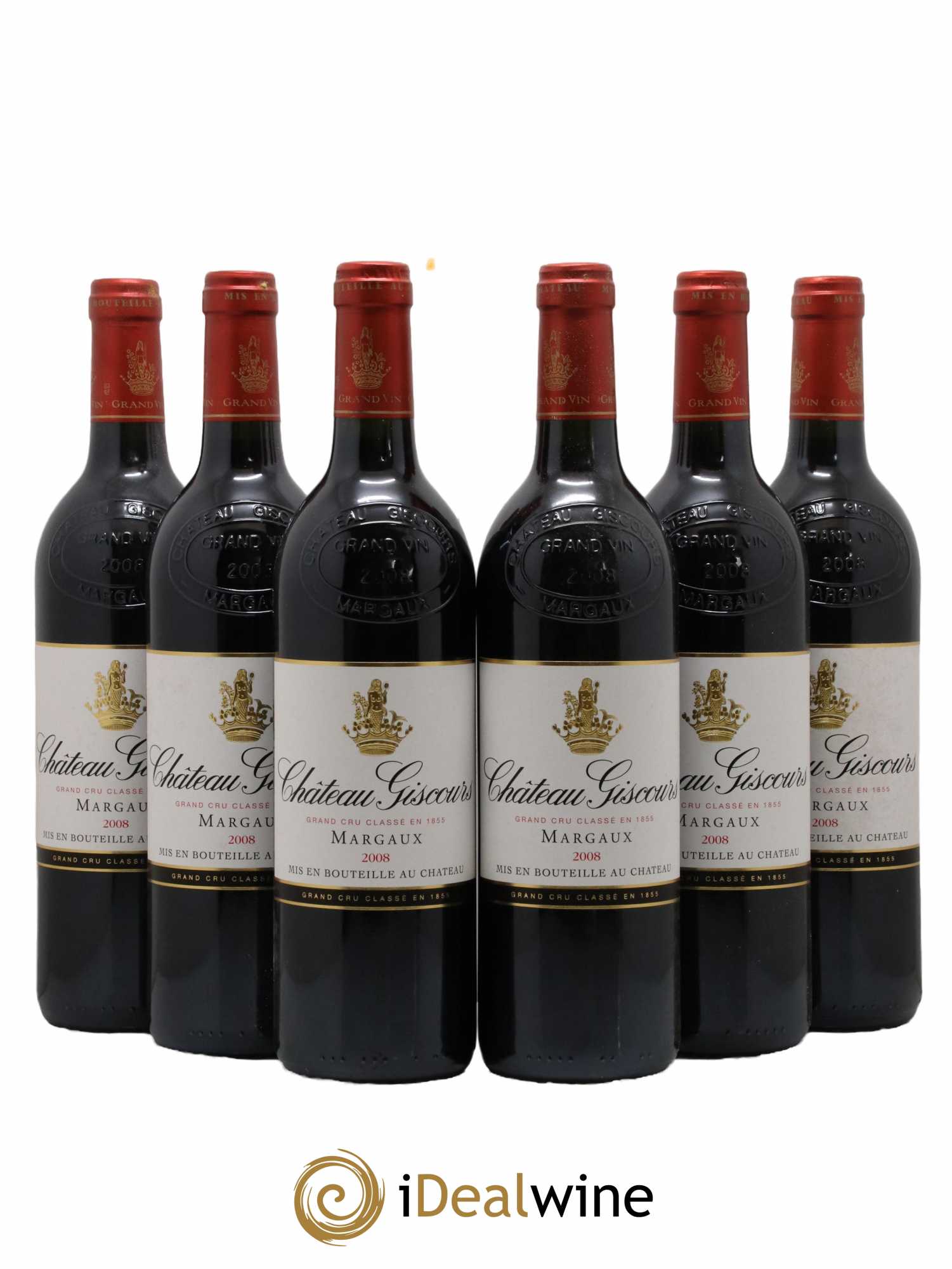 Château Giscours 3ème Grand Cru Classé 2008 - Lot de 6 bouteilles - 0