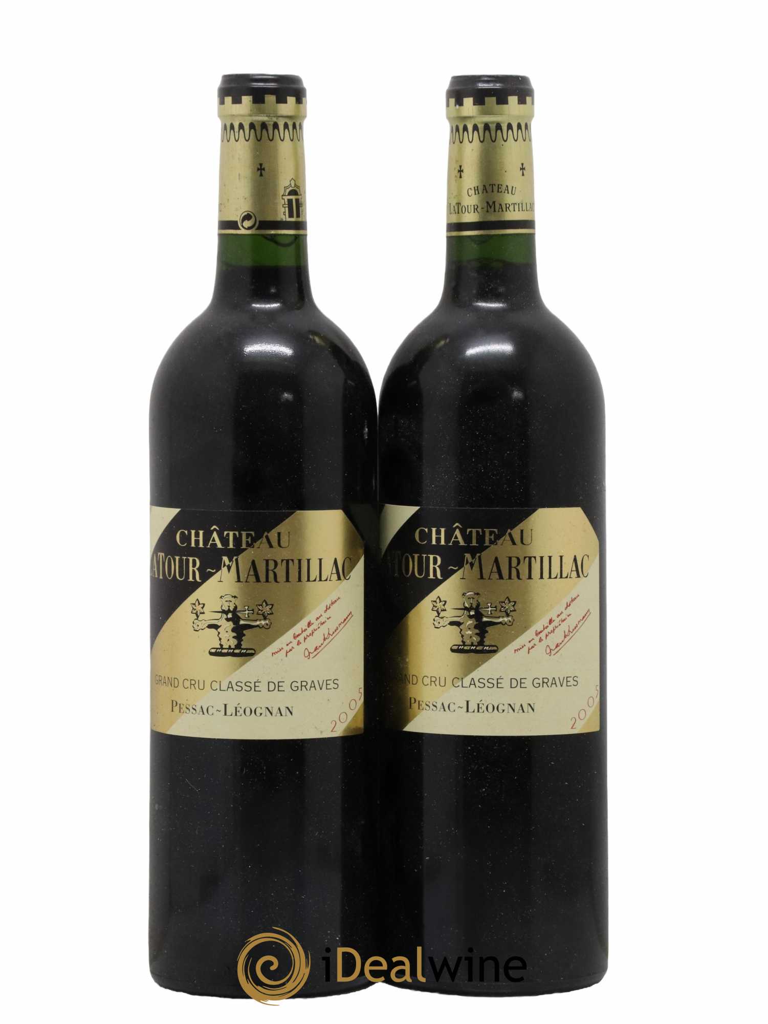 Château Latour-Martillac Cru Classé de Graves 2005 - Lot de 2 bouteilles - 0
