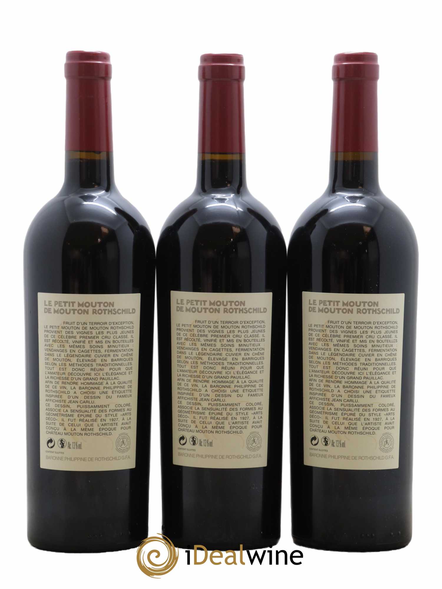 Petit Mouton Second Vin 2012 - Lot de 3 bouteilles - 2