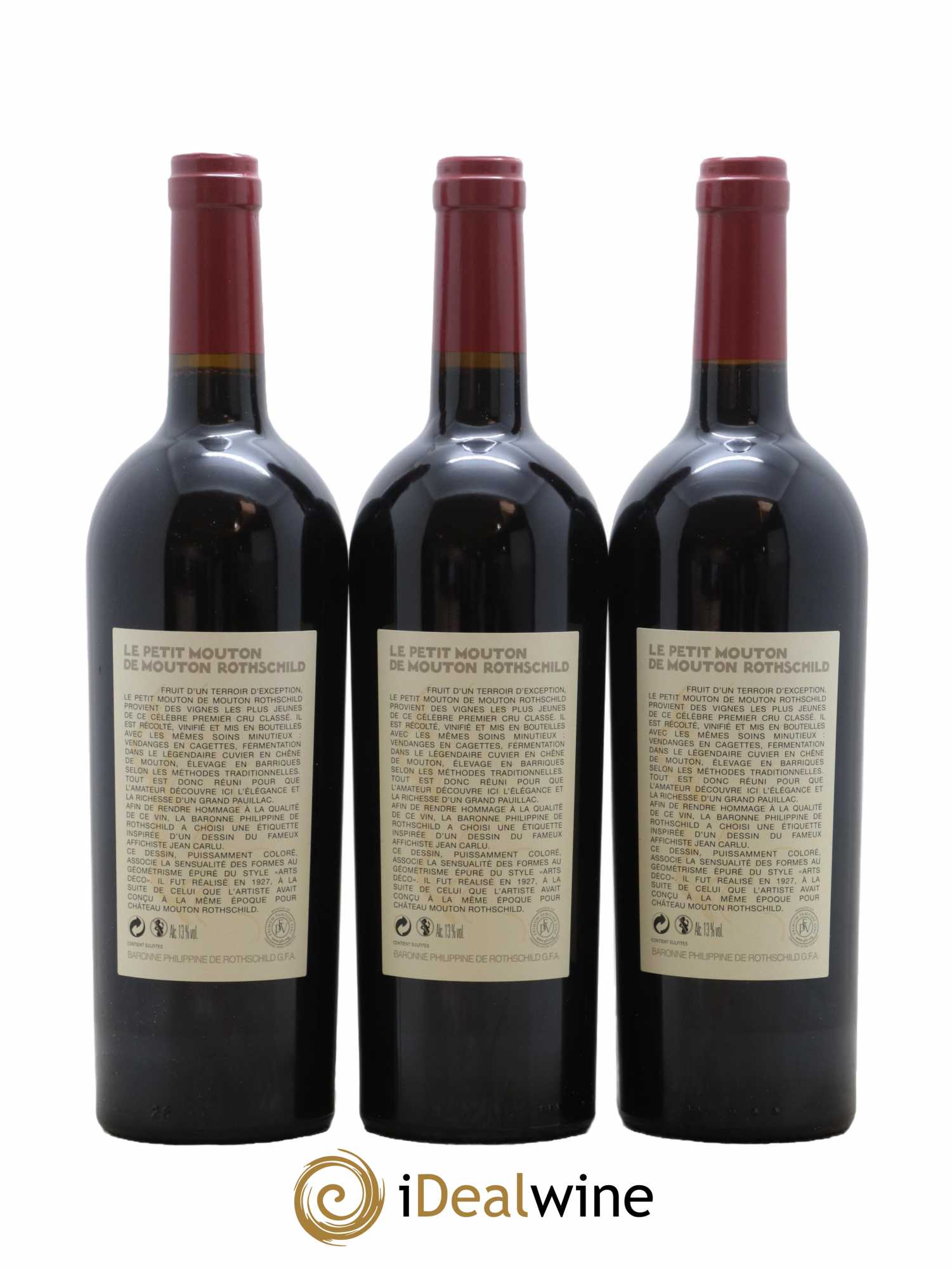 Petit Mouton Second Vin 2012 - Lot de 3 bouteilles - 2
