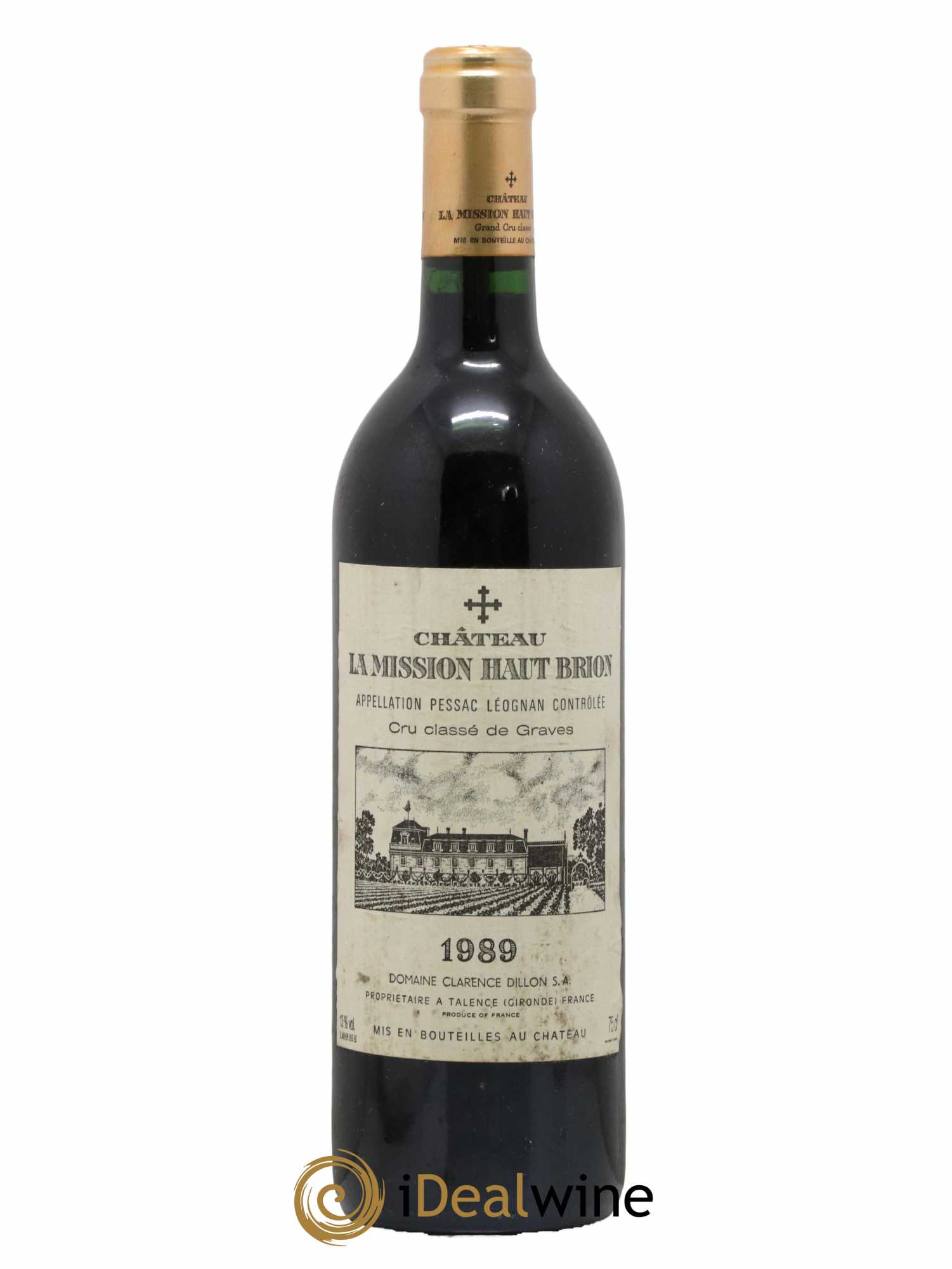 Château la Mission Haut-Brion Cru Classé de Graves 1989 - Lot de 1 bouteille - 0