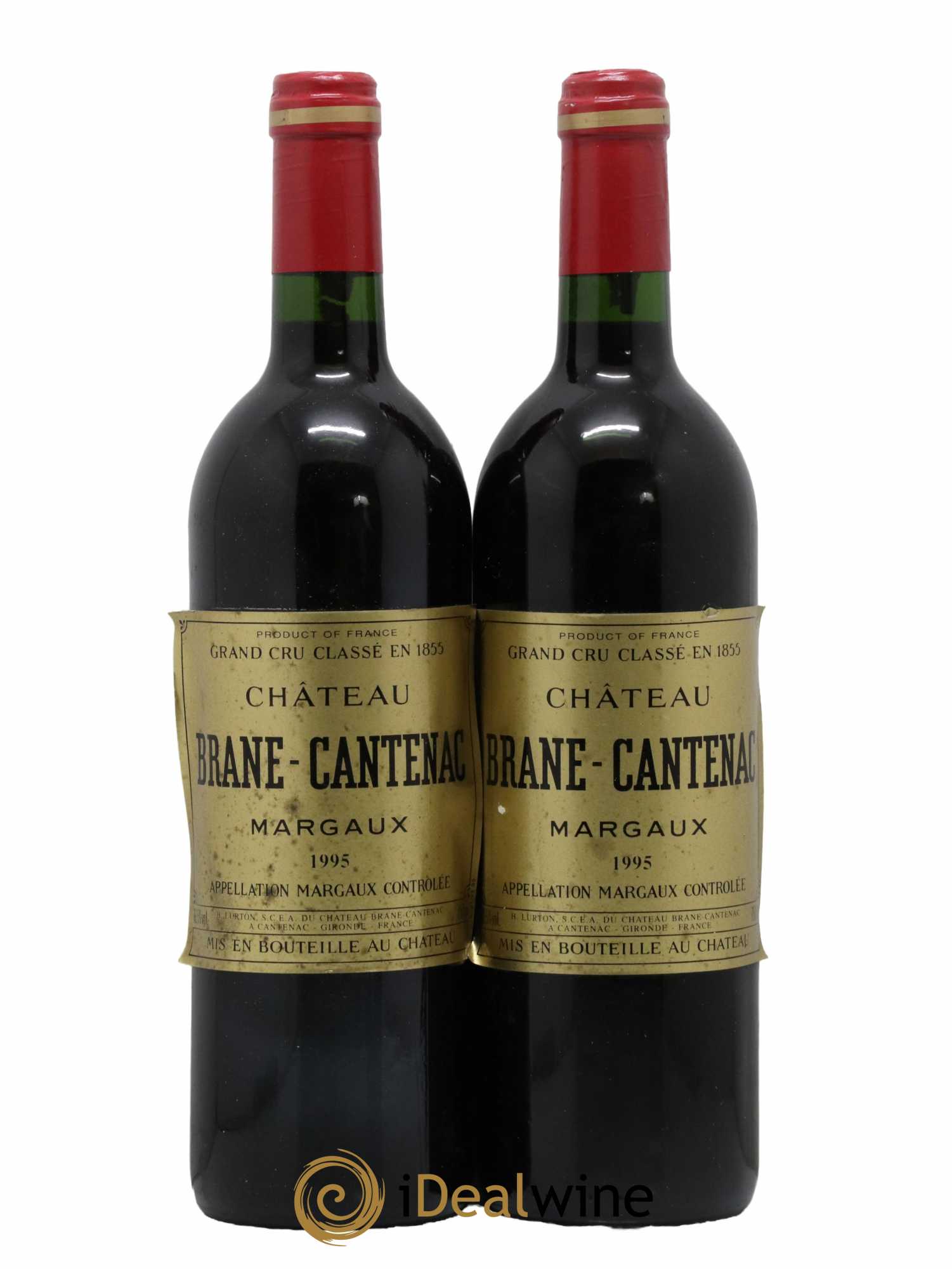 Château Brane Cantenac 2ème Grand Cru Classé 1995 - Lot de 2 bouteilles - 0