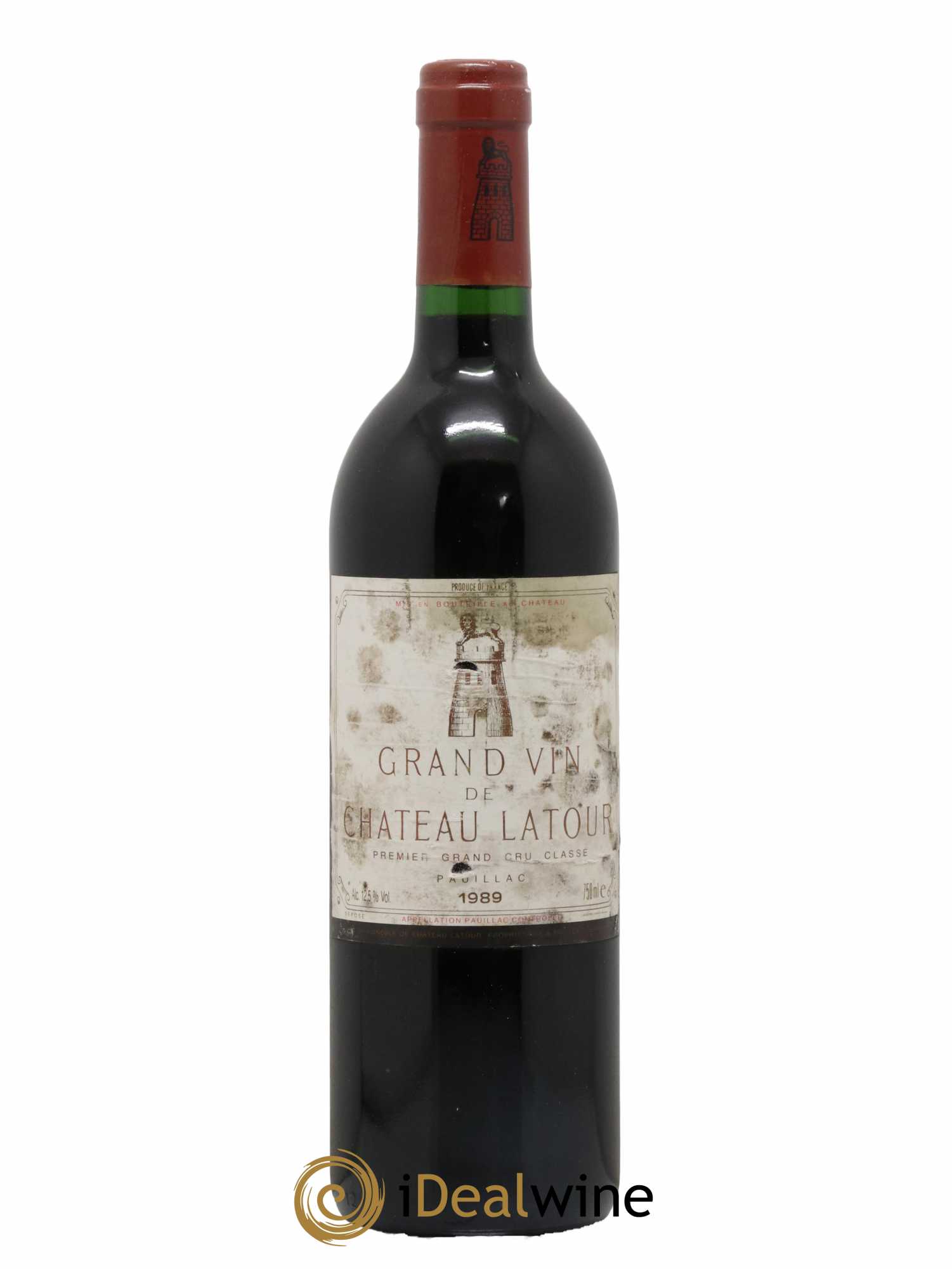 Château Latour 1er Grand Cru Classé 1989 - Lot de 1 bouteille - 0