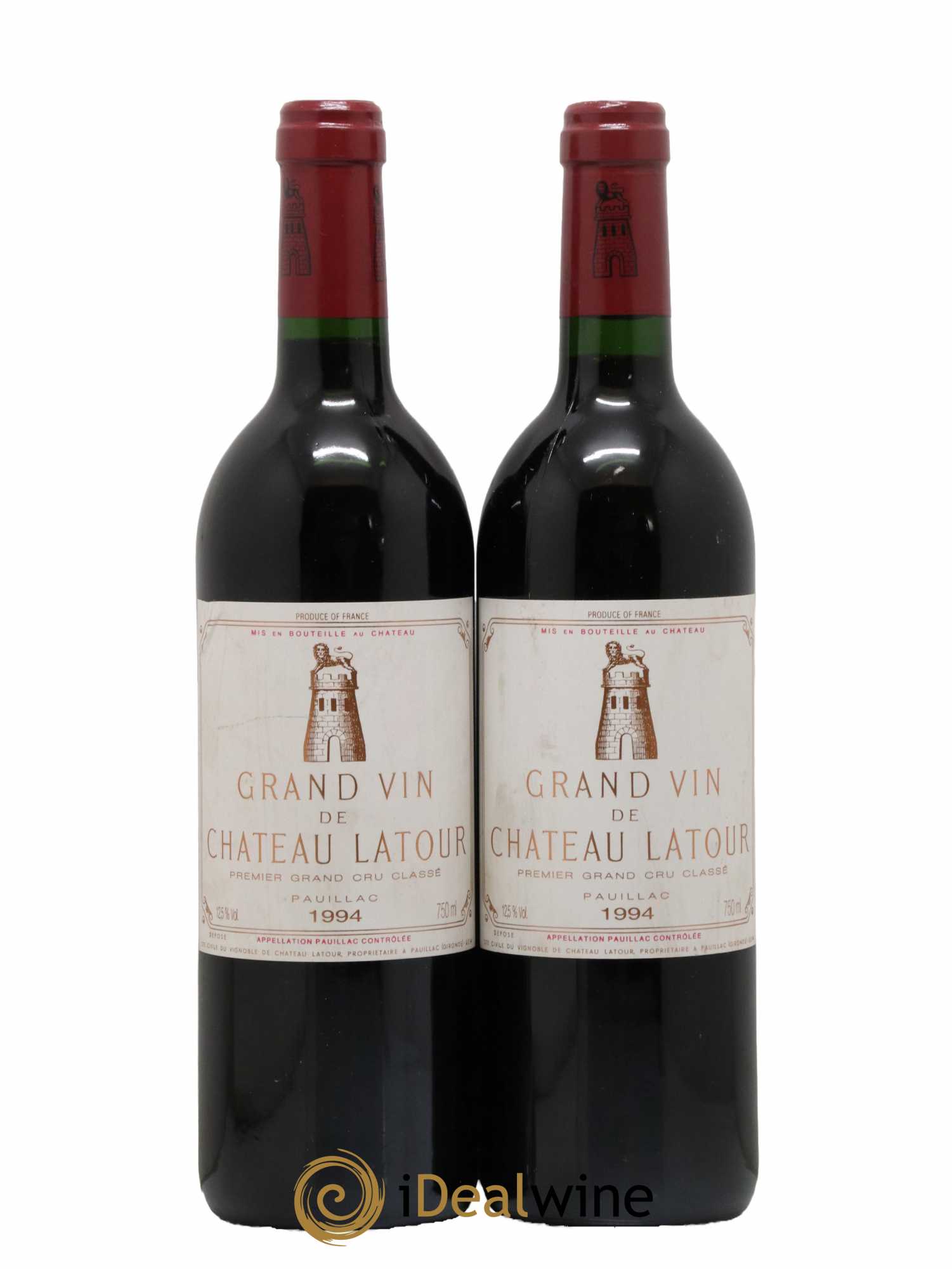 Château Latour 1er Grand Cru Classé 1994 - Lot de 2 bouteilles - 0