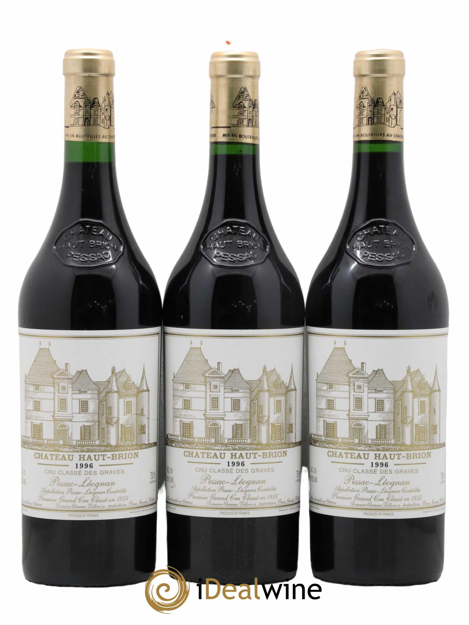 Château Haut Brion 1er Grand Cru Classé 1996 - Lot de 12 bouteilles - 4