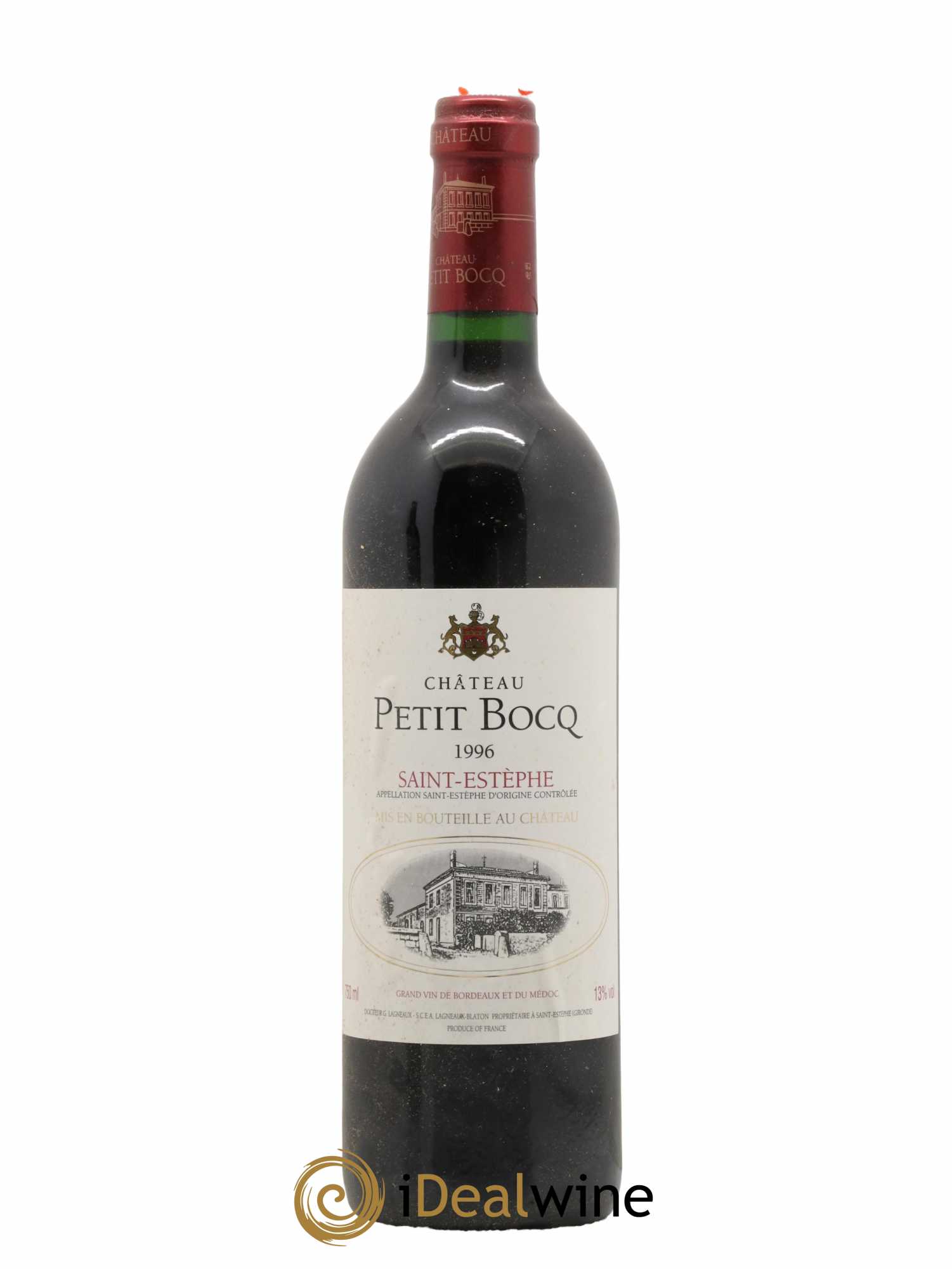 Château Petit Bocq Cru Bourgeois 1996 - Lot de 1 bouteille - 0