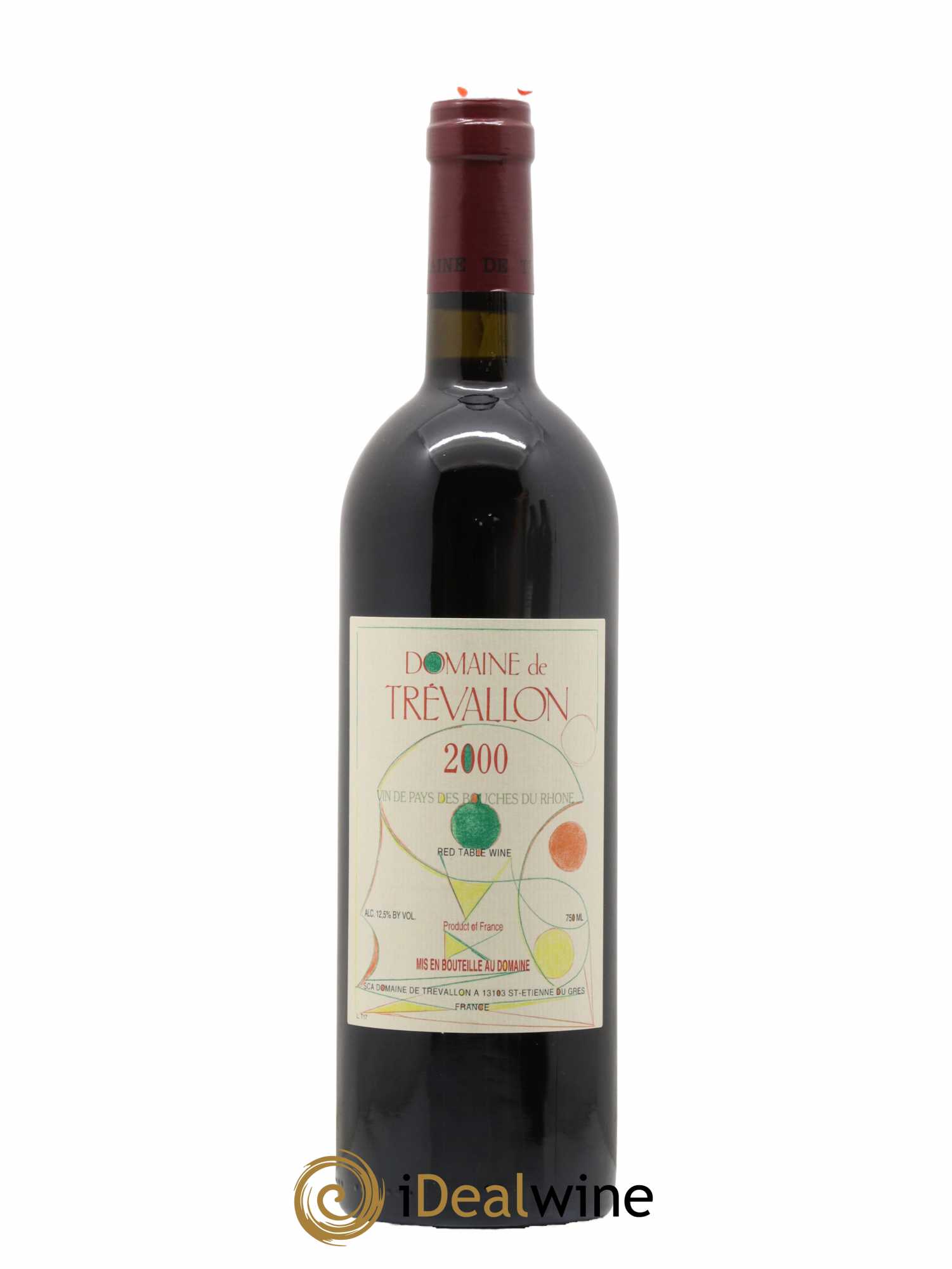VDP Bouches du Rhône Trévallon (Domaine de) Eloi Dürrbach 2000 - Lot de 1 bouteille - 0