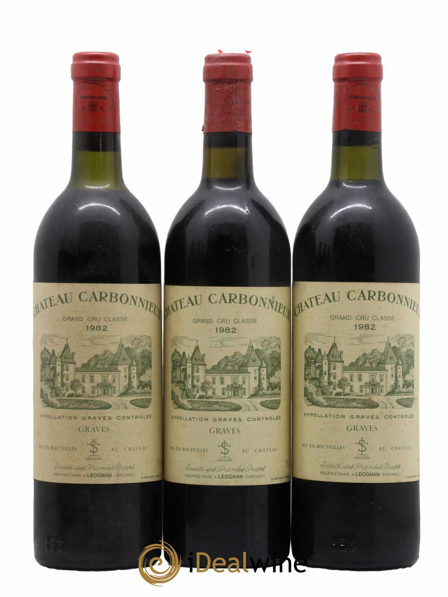 Château Carbonnieux Cru Classé de Graves 1982 - Lot de 6 bouteilles - 2
