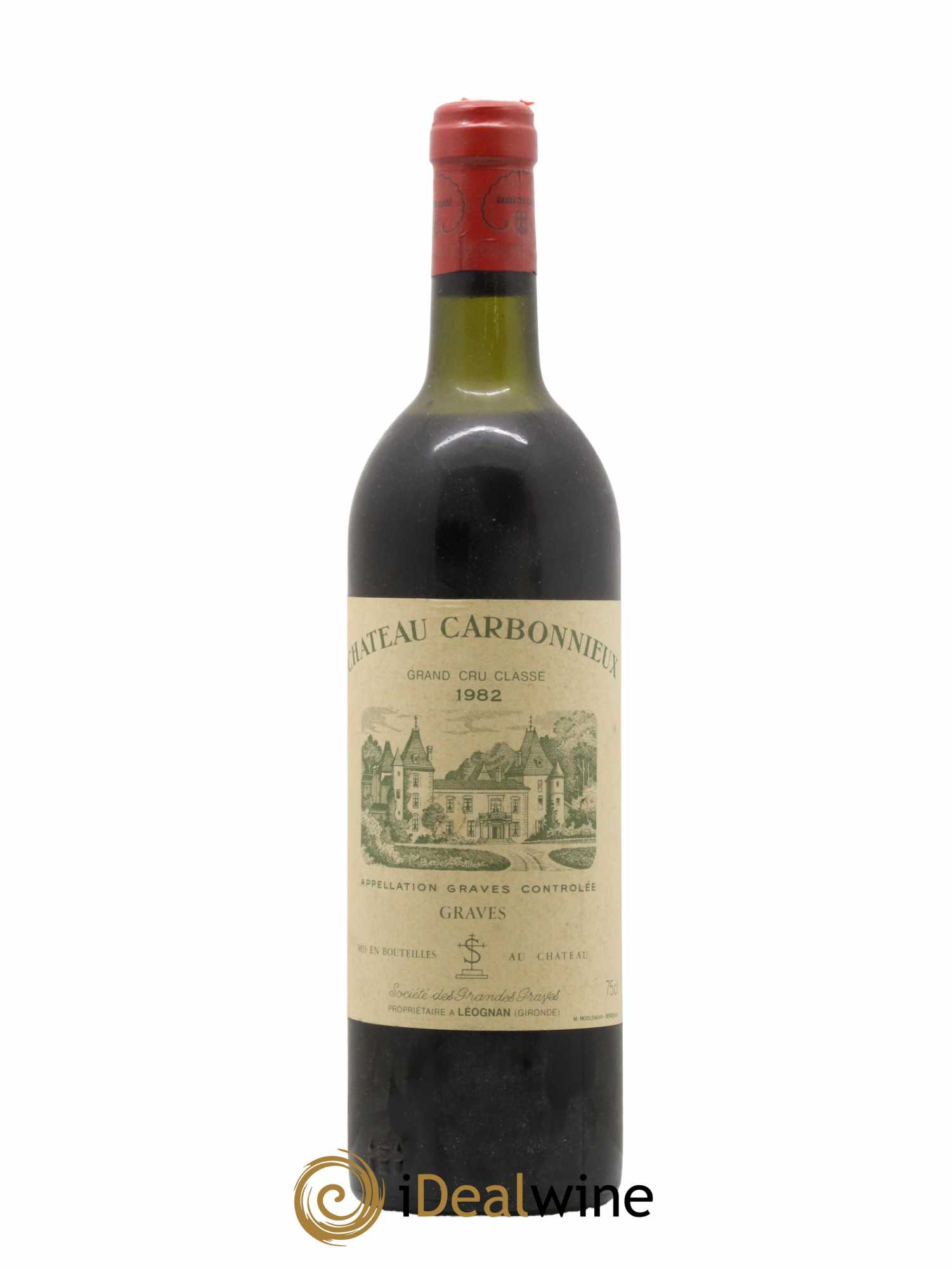 Château Carbonnieux Cru Classé de Graves 1982 - Lot de 1 bouteille - 0