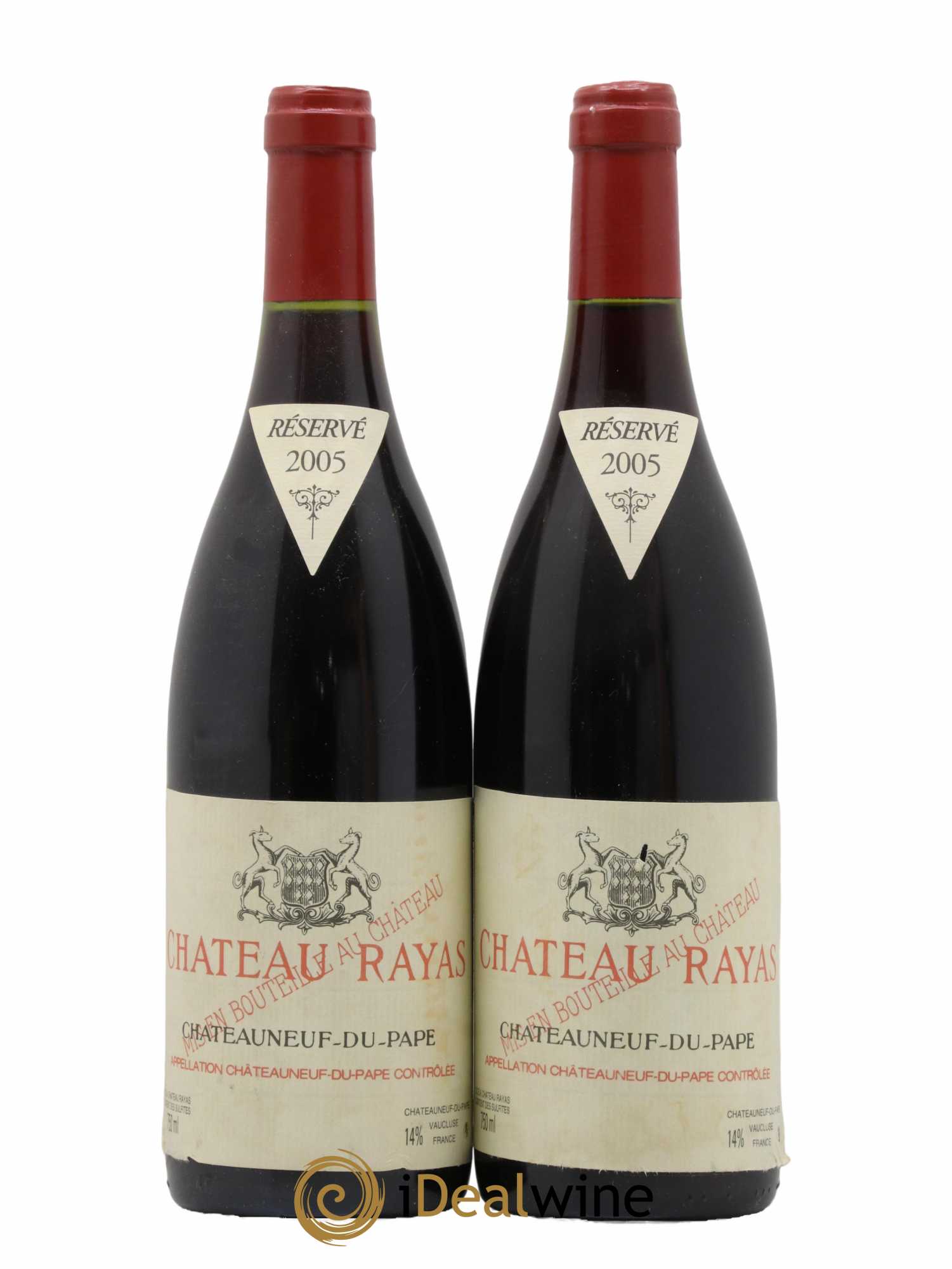 Châteauneuf-du-Pape Château Rayas Emmanuel Reynaud 2005 - Lot de 2 bouteilles - 0