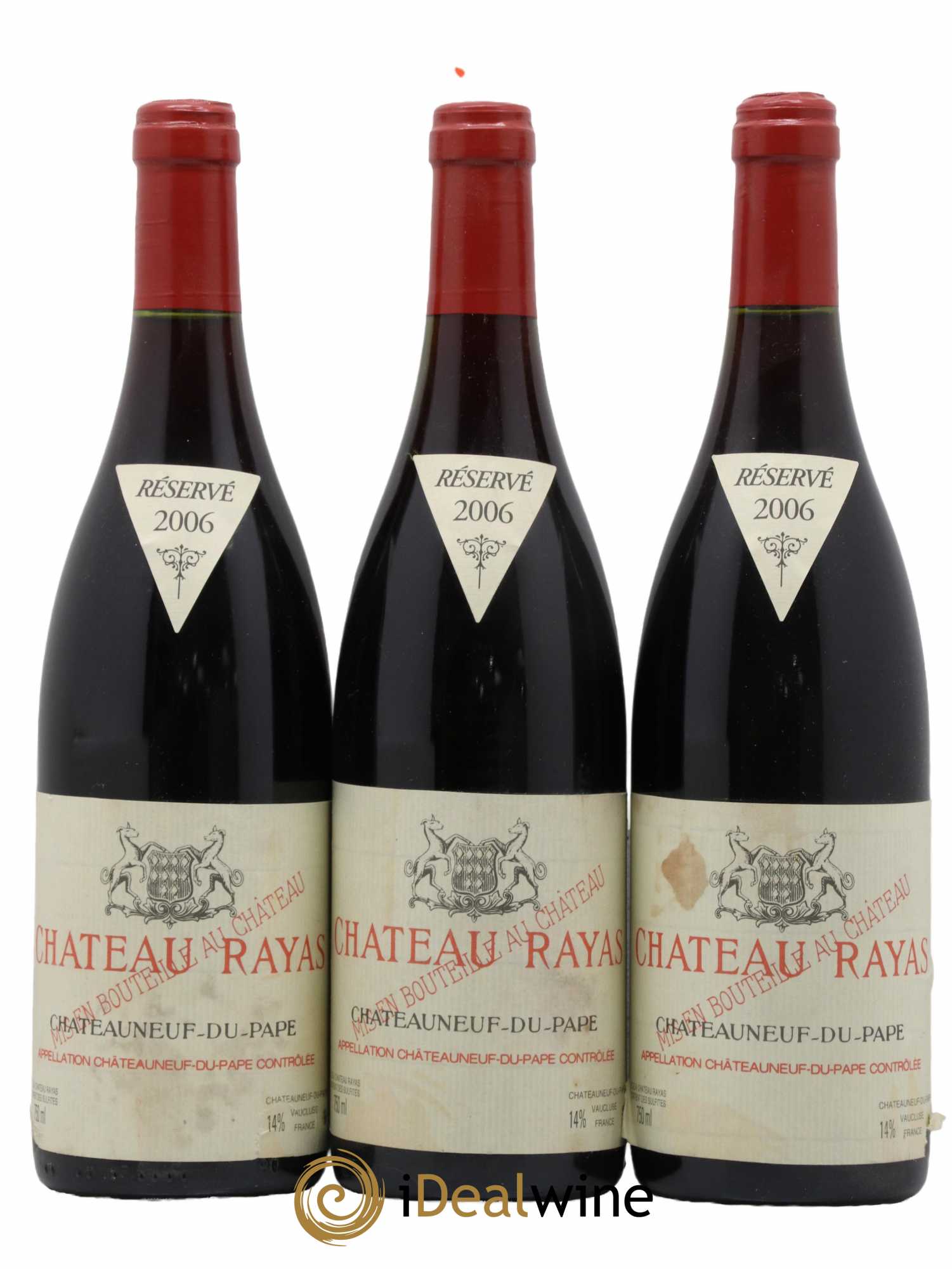 Châteauneuf-du-Pape Château Rayas Emmanuel Reynaud 2006 - Lot de 3 bouteilles - 0