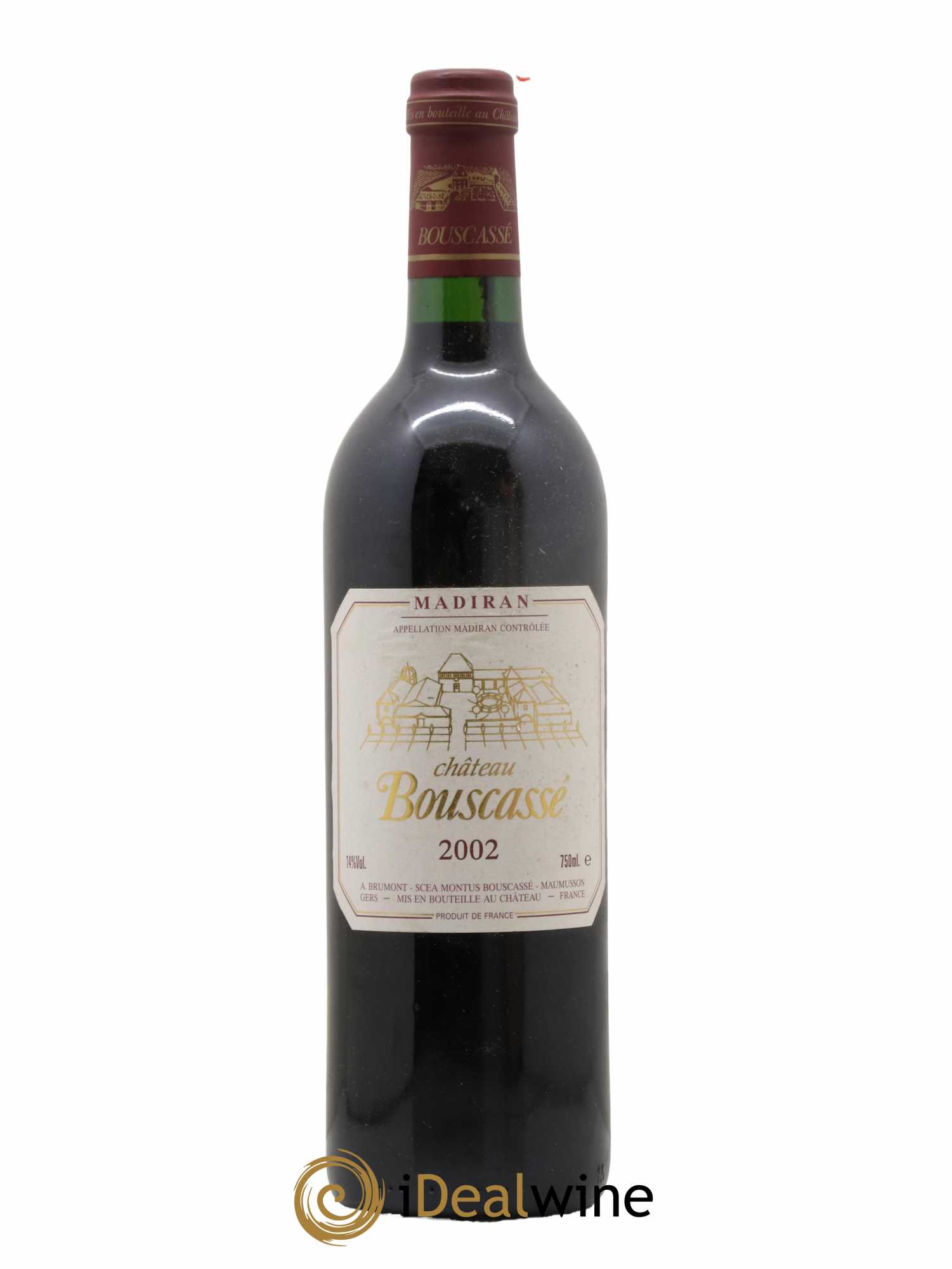 Madiran Château Bouscassé Alain Brumont 2002 - Lot de 1 bouteille - 0