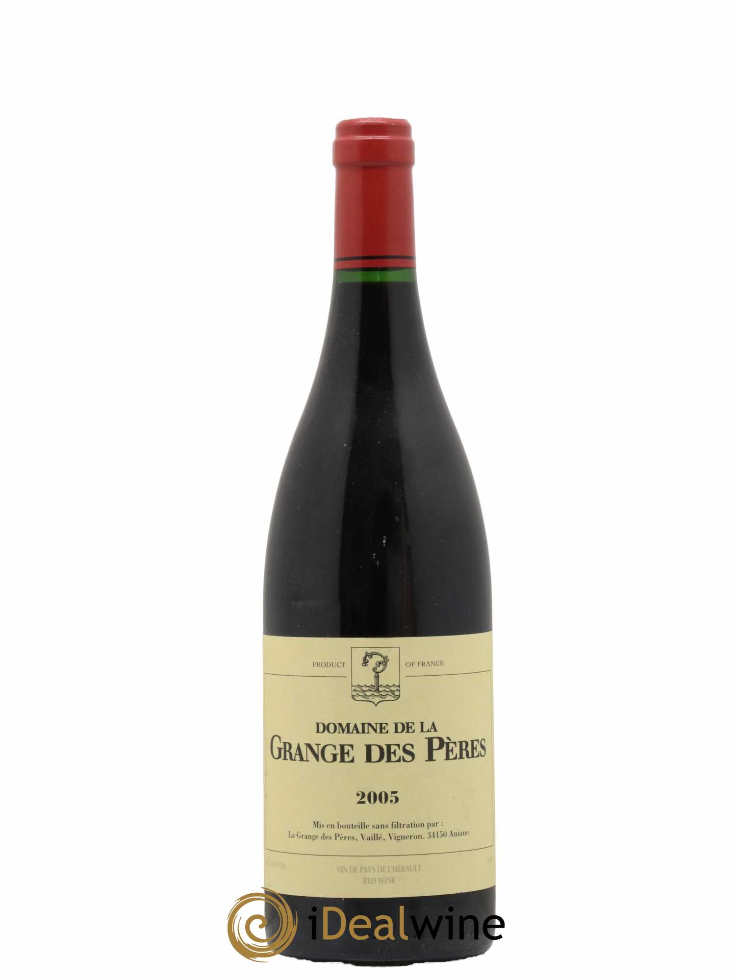 Pays d'Hérault Grange des Pères Laurent Vaillé 2005 - Lot de 1 bouteille - 0