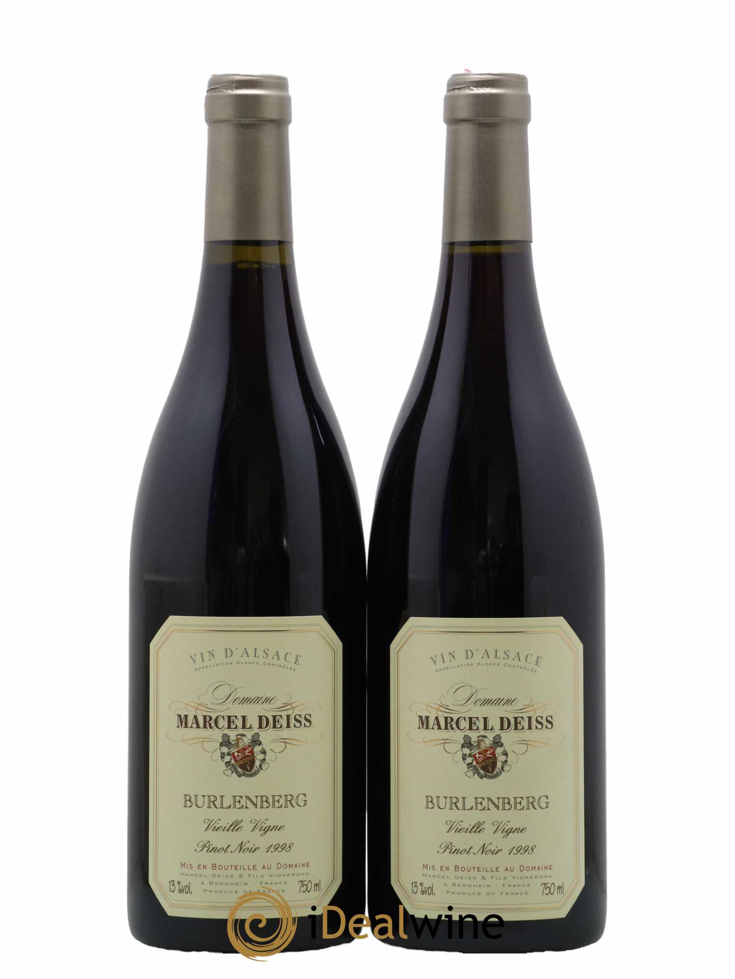 Alsace Burlenberg Marcel Deiss (Domaine) Vieille Vigne 1998 - Lot de 2 bouteilles - 0