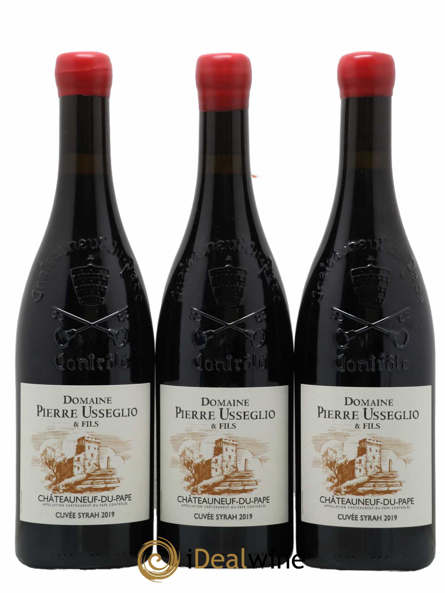 Châteauneuf-du-Pape cuvée Syrah Domaine Pierre Usseglio et Fils 2019 - Lot de 12 bouteilles - 3