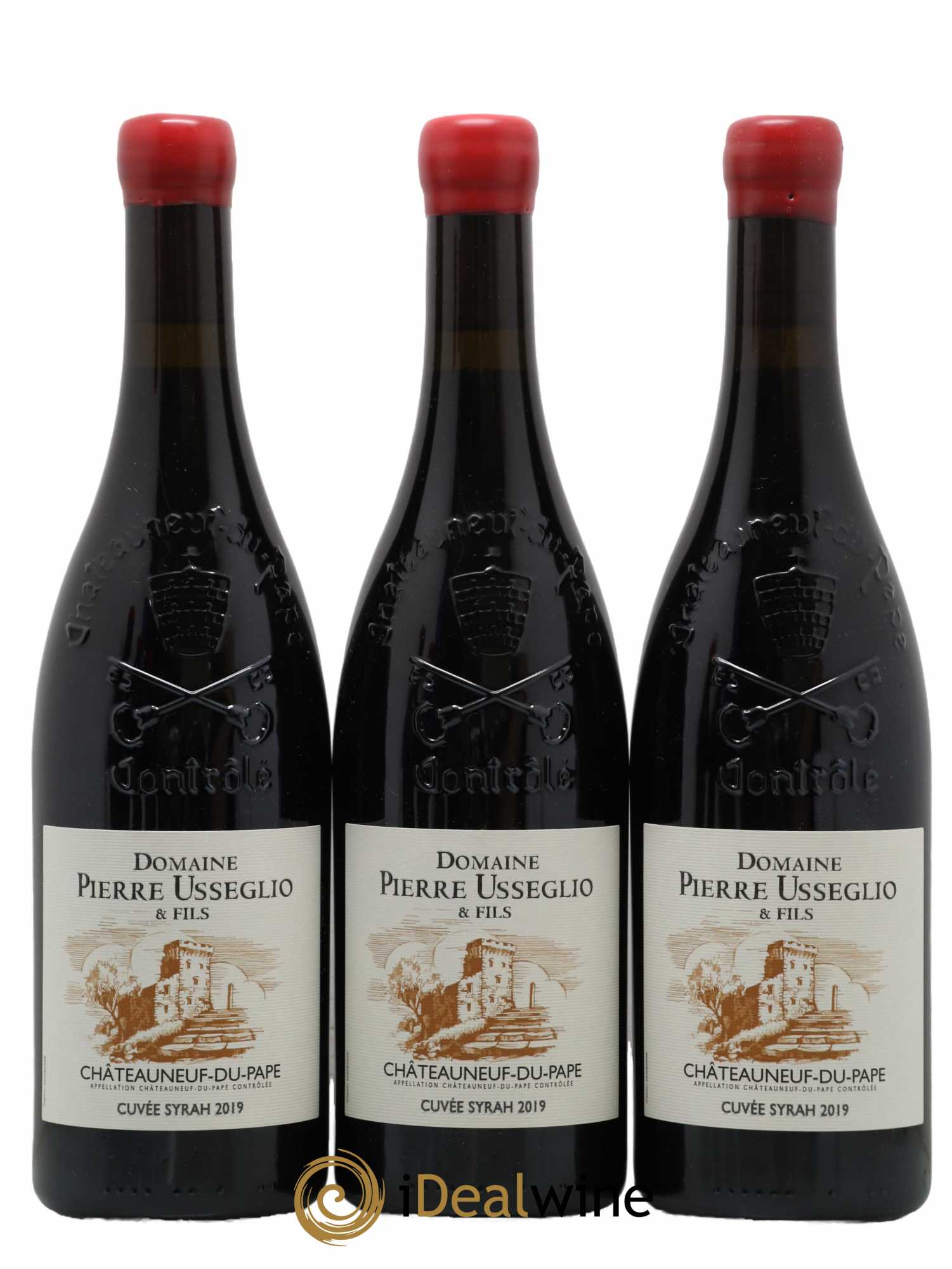 Châteauneuf-du-Pape cuvée Syrah Domaine Pierre Usseglio et Fils 2019 - Lot de 12 bouteilles - 4