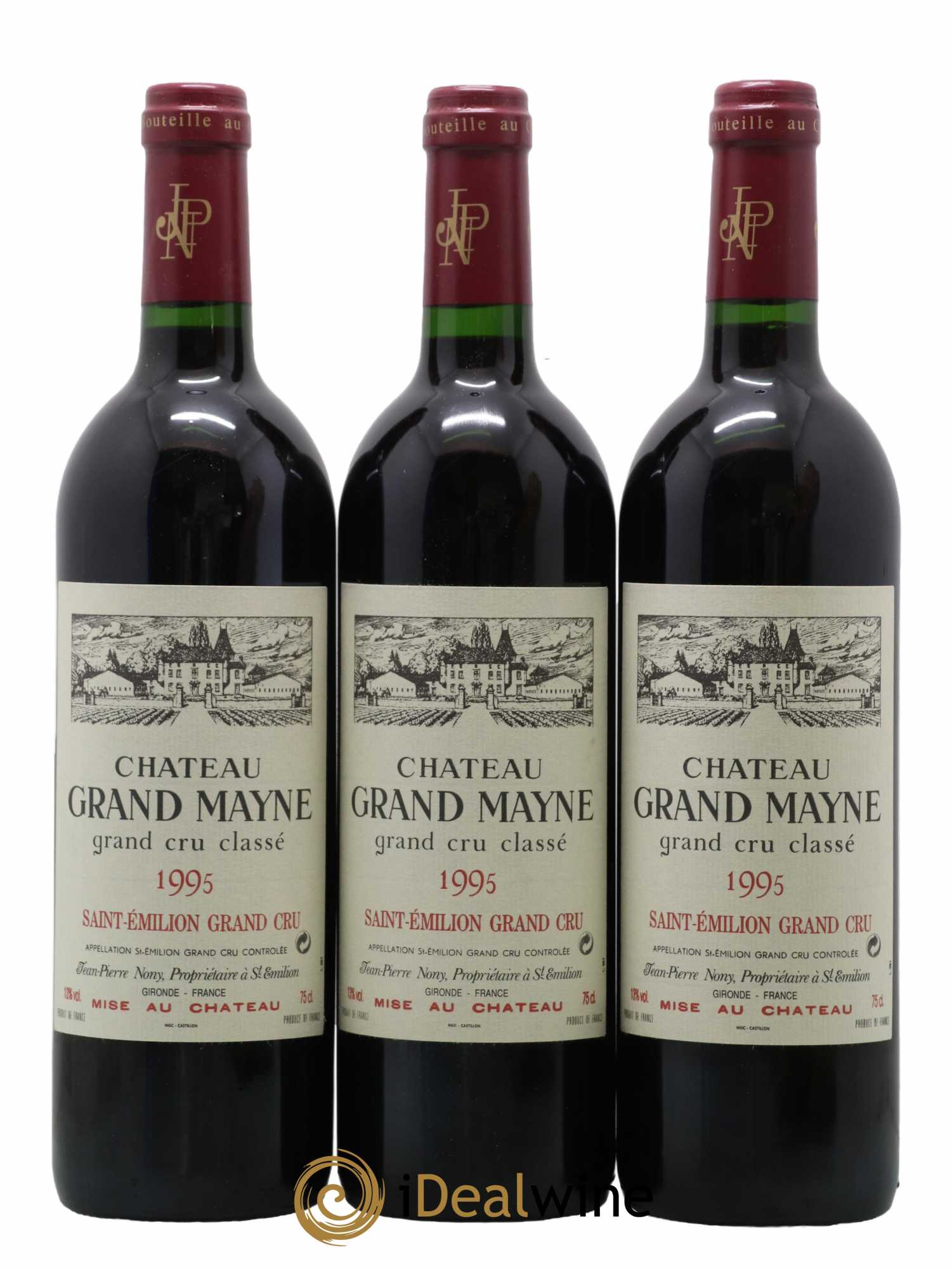Château Grand Mayne Grand Cru Classé 1995 - Lot de 12 bouteilles - 2