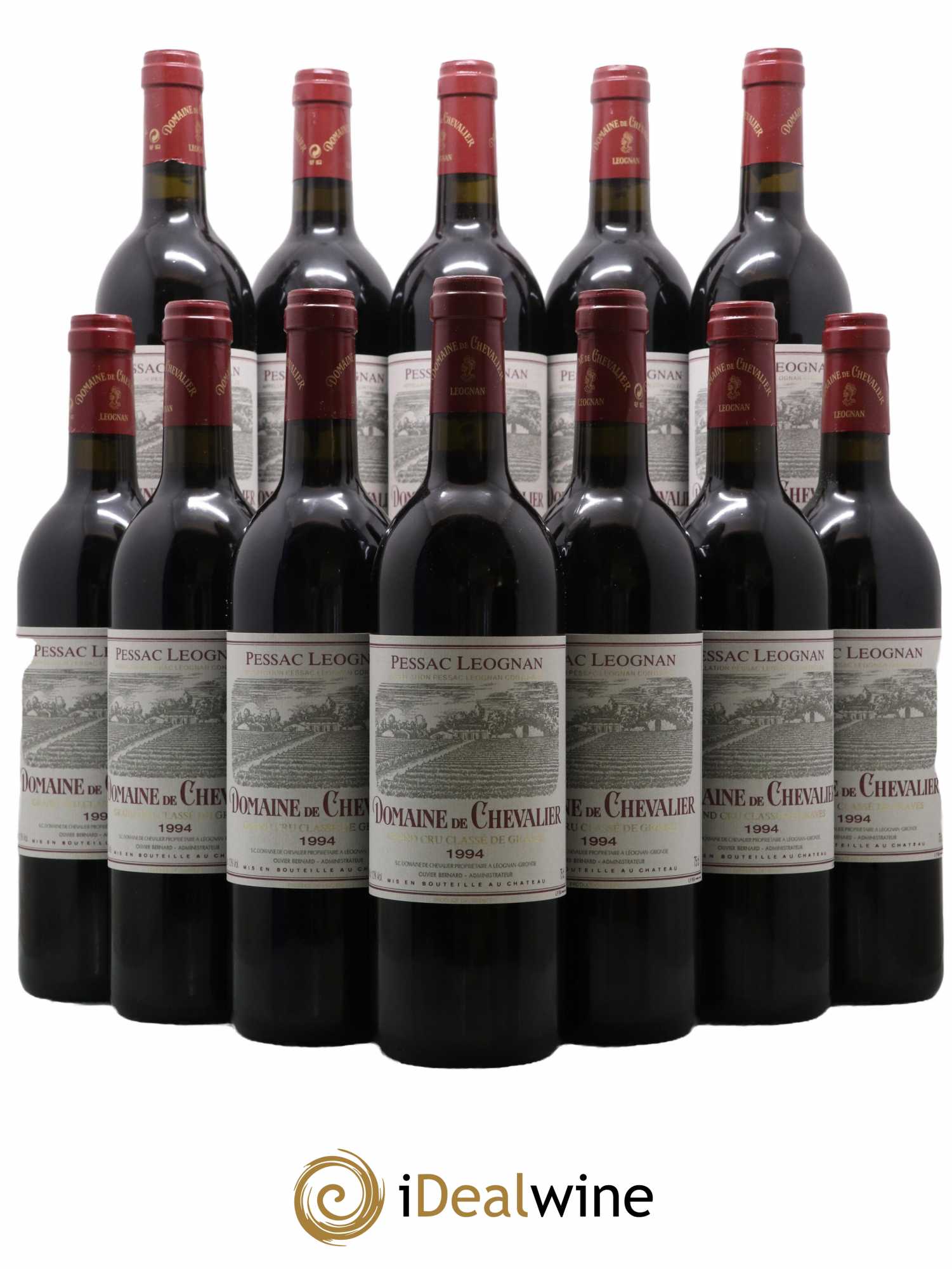 Domaine de Chevalier Cru Classé de Graves 1994 - Lot de 12 bouteilles - 0
