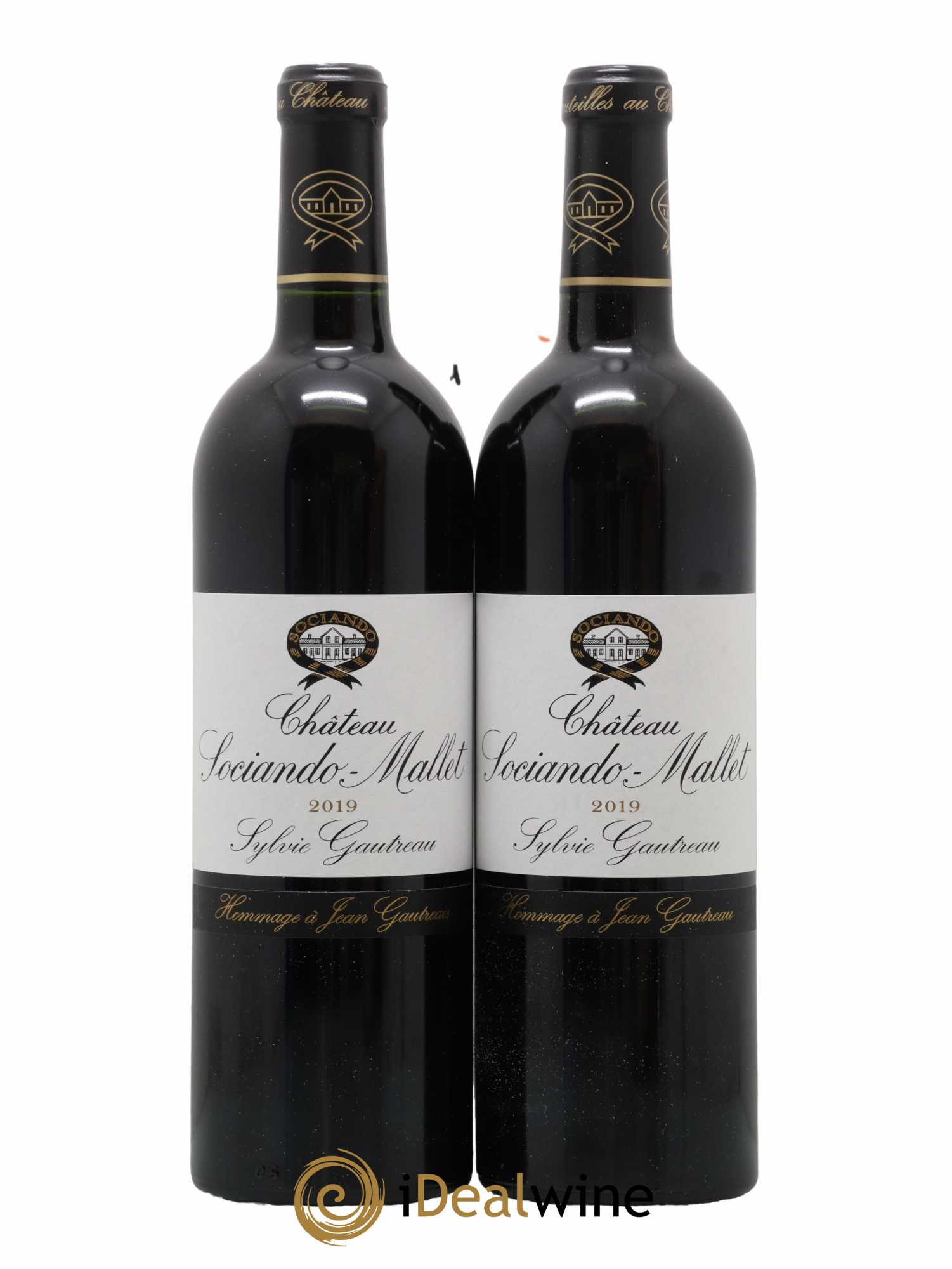 Château Sociando Mallet 2019 - Lot de 2 bouteilles - 0