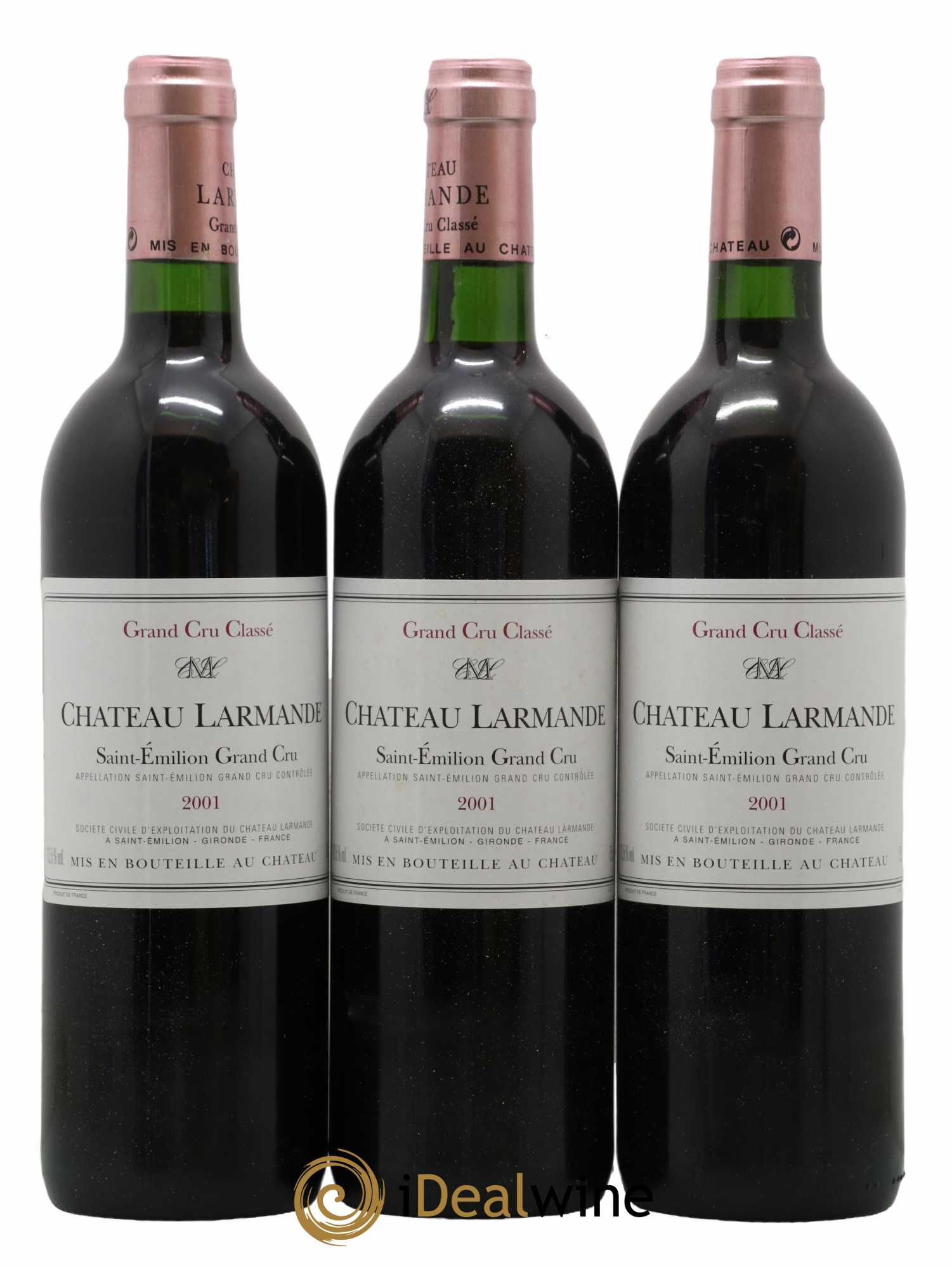 Château Larmande Grand Cru Classé 2001 - Lot de 12 bouteilles - 2