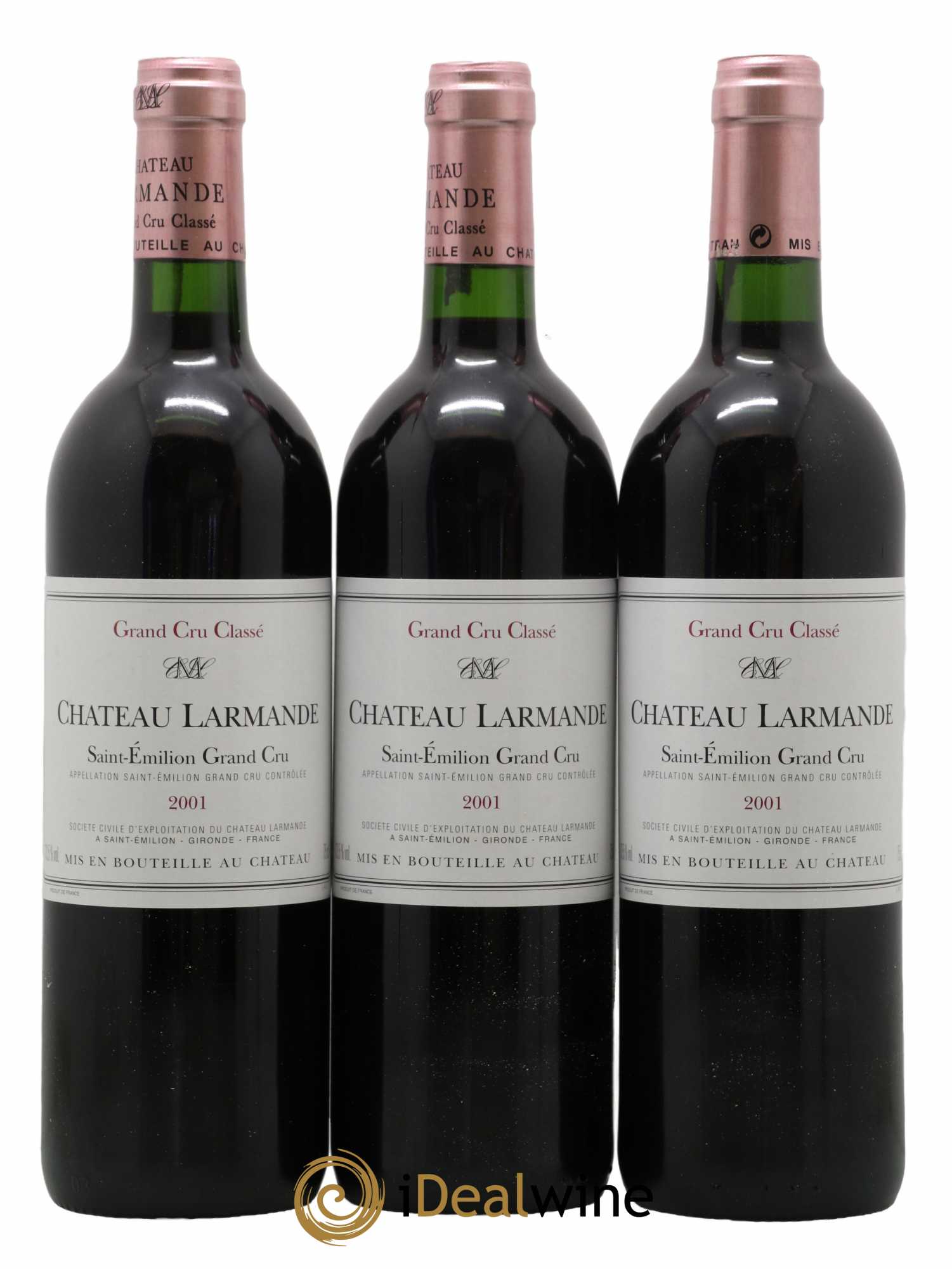 Château Larmande Grand Cru Classé 2001 - Lot de 12 bouteilles - 3
