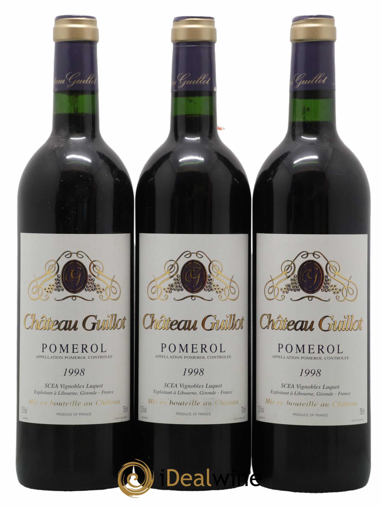 Château Guillot 1998 - Lot de 12 bouteilles - 1