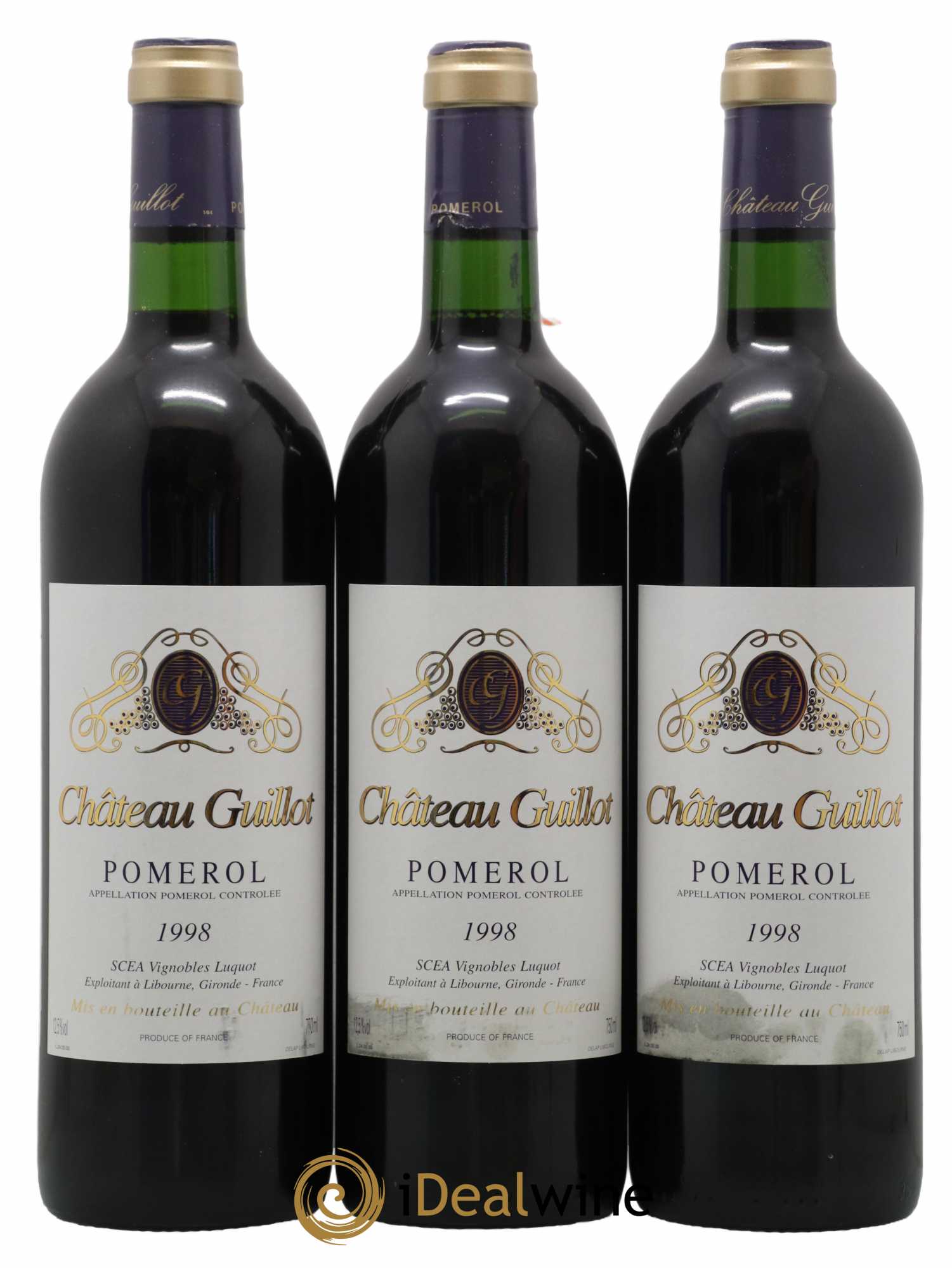 Château Guillot 1998 - Lot de 12 bouteilles - 3