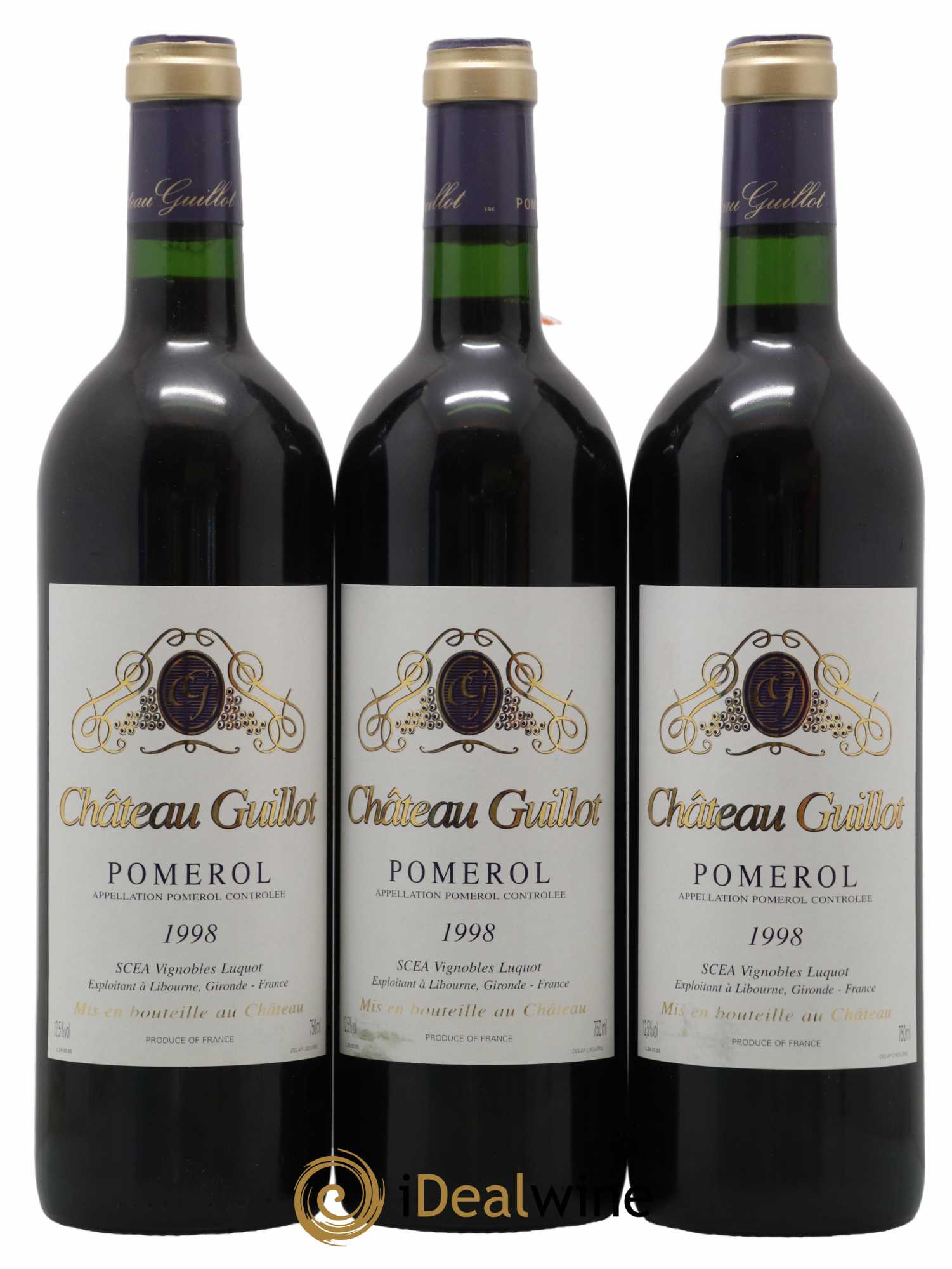 Château Guillot 1998 - Lot de 12 bouteilles - 4