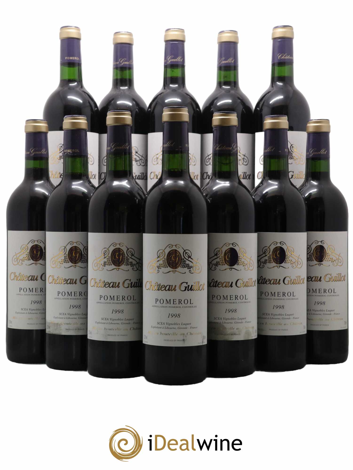 Château Guillot 1998 - Lot de 12 bouteilles - 0
