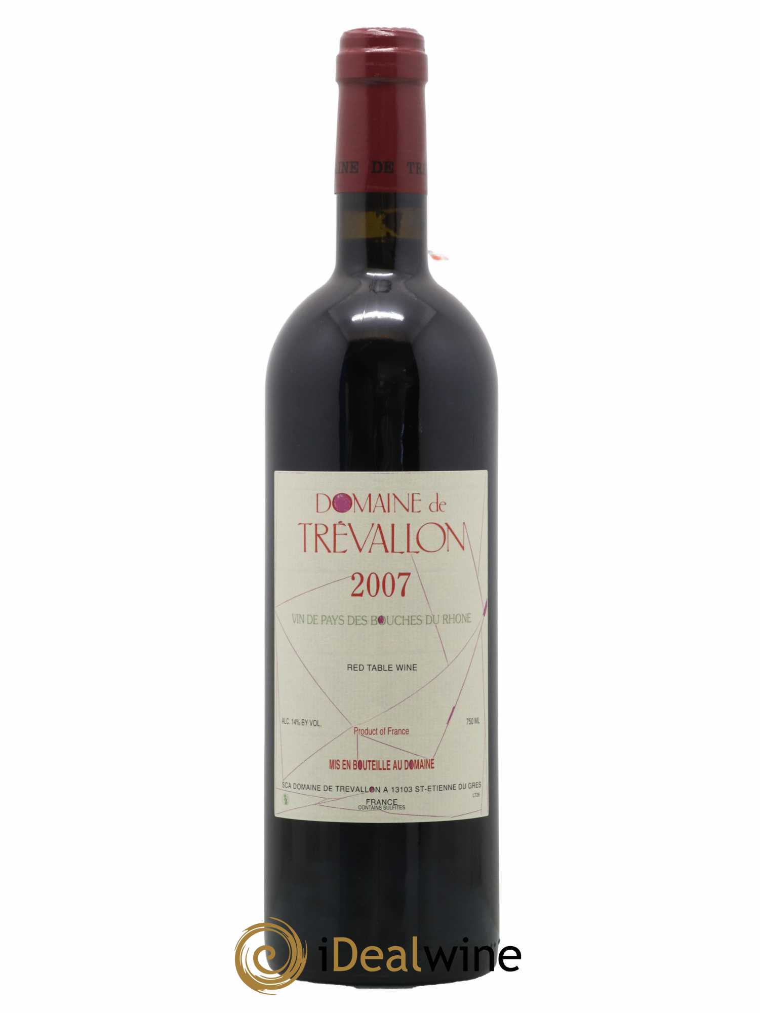 VDP Bouches du Rhône Trévallon (Domaine de) Eloi Dürrbach 2007 - Lot de 1 bouteille - 0