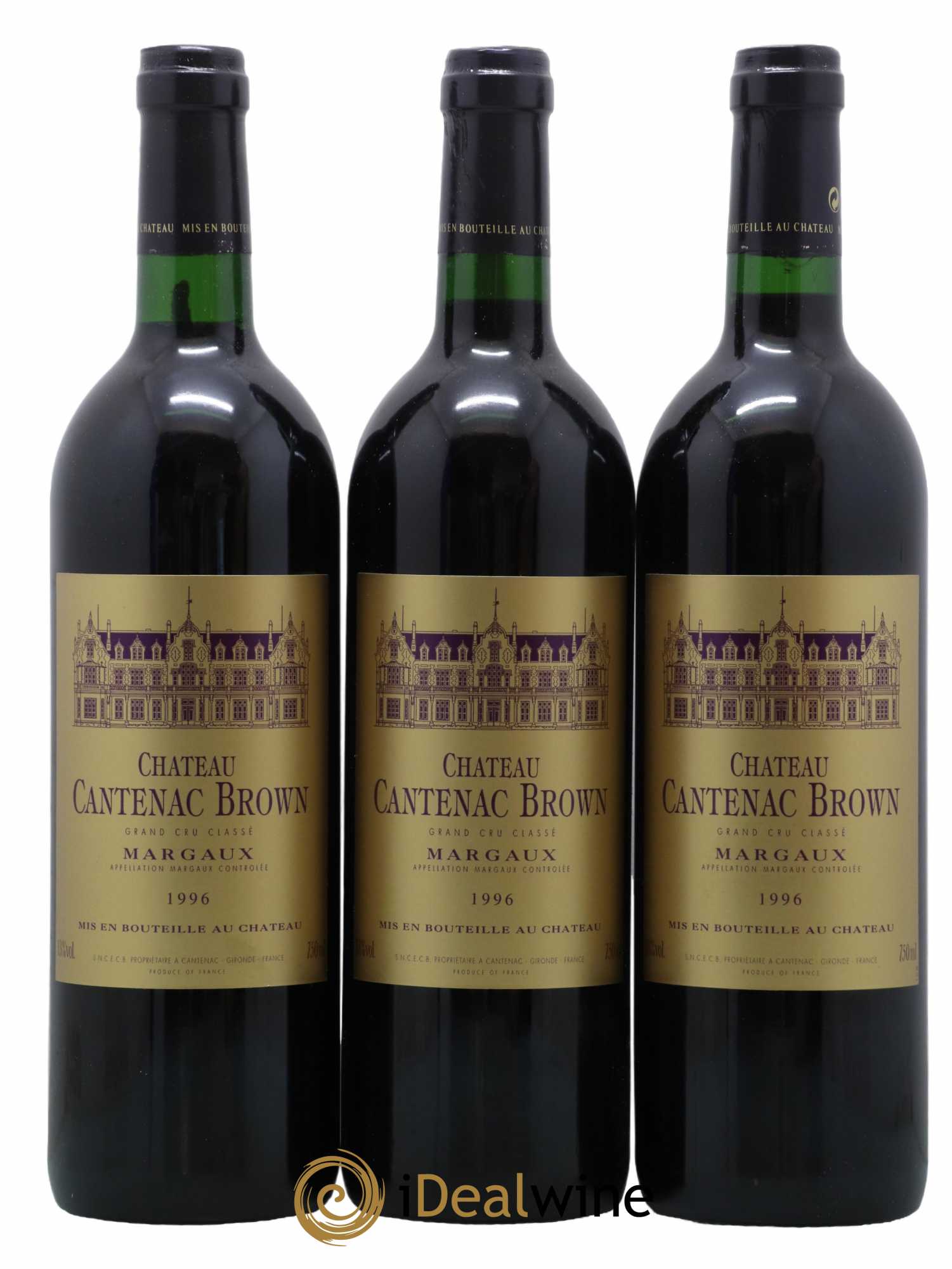 Château Cantenac Brown 3ème Grand Cru Classé 1996 - Lot de 12 bouteilles - 2