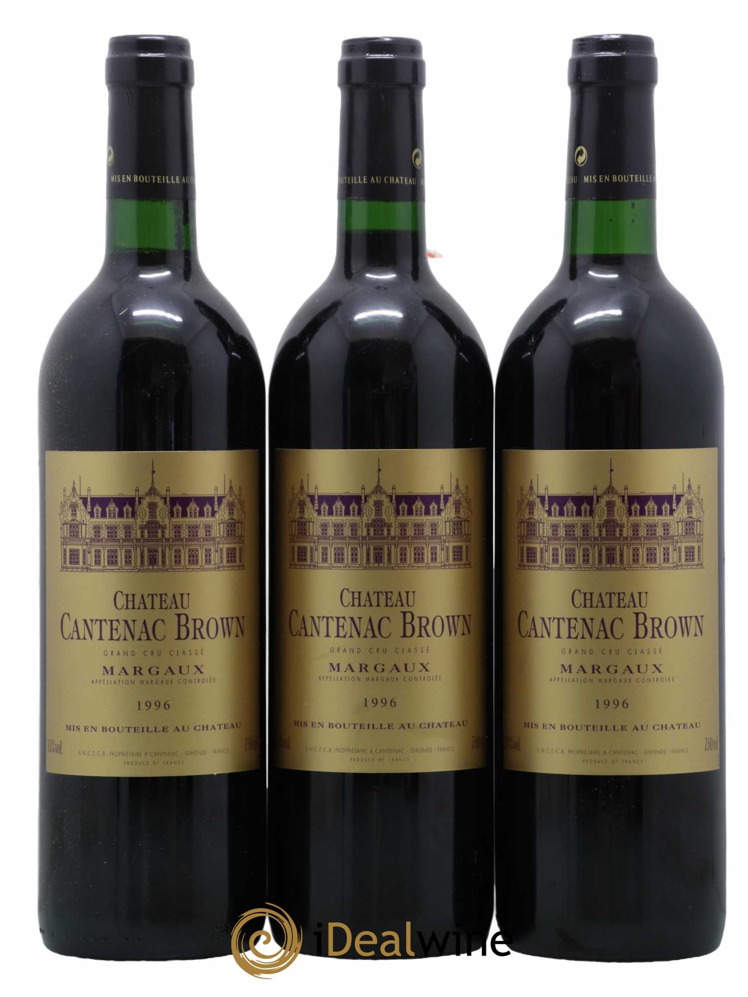 Château Cantenac Brown 3ème Grand Cru Classé 1996 - Lot de 12 bouteilles - 4