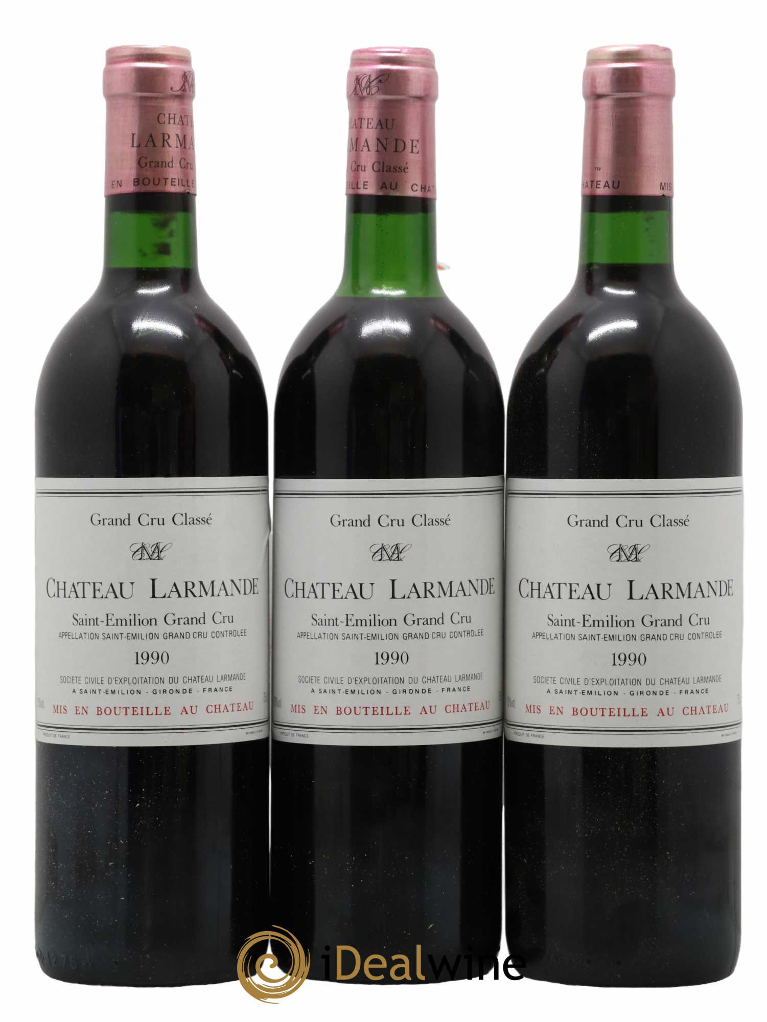 Château Larmande Grand Cru Classé 1990 - Lot de 12 bouteilles - 2