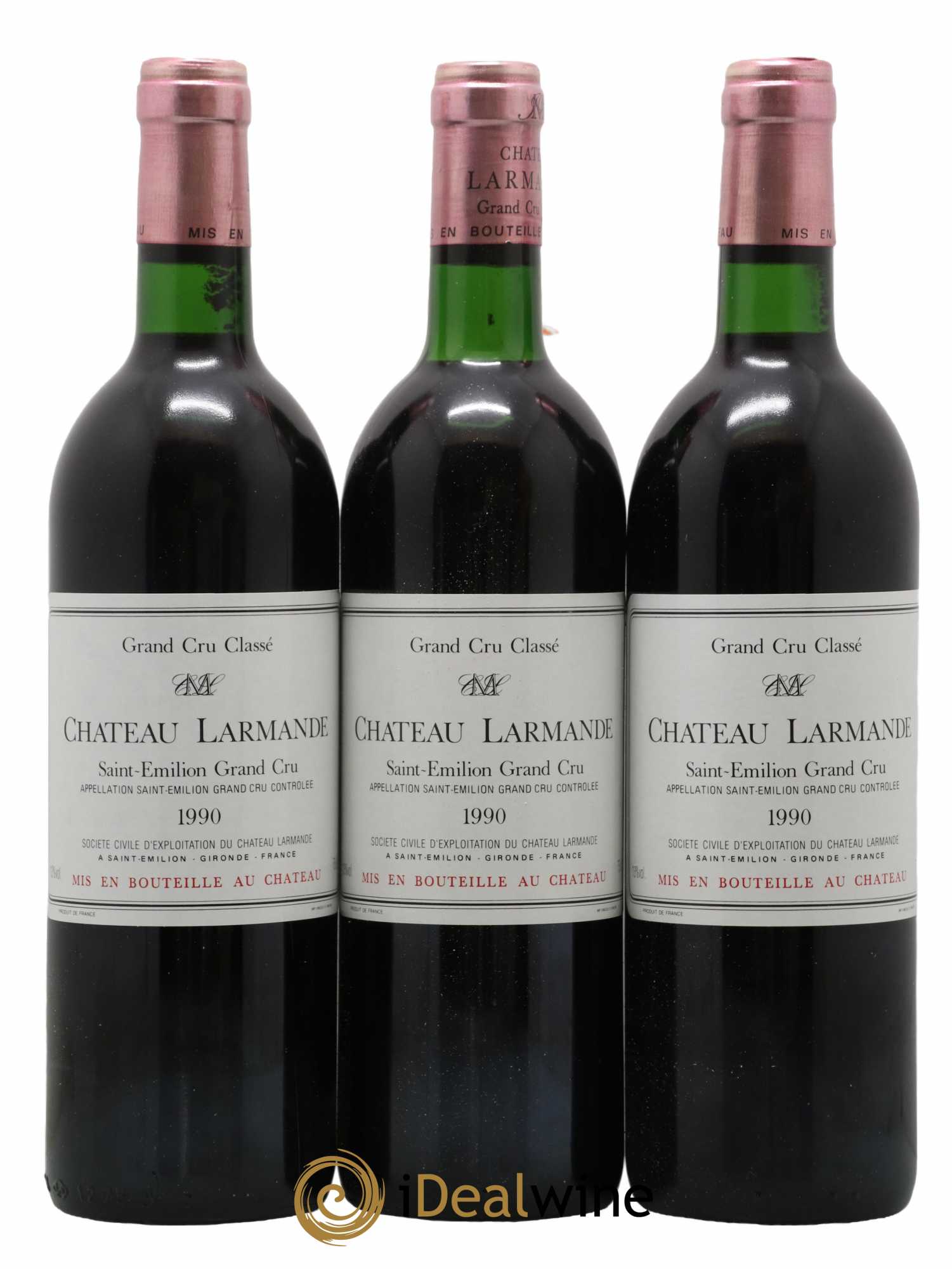 Château Larmande Grand Cru Classé 1990 - Lot de 12 bouteilles - 3