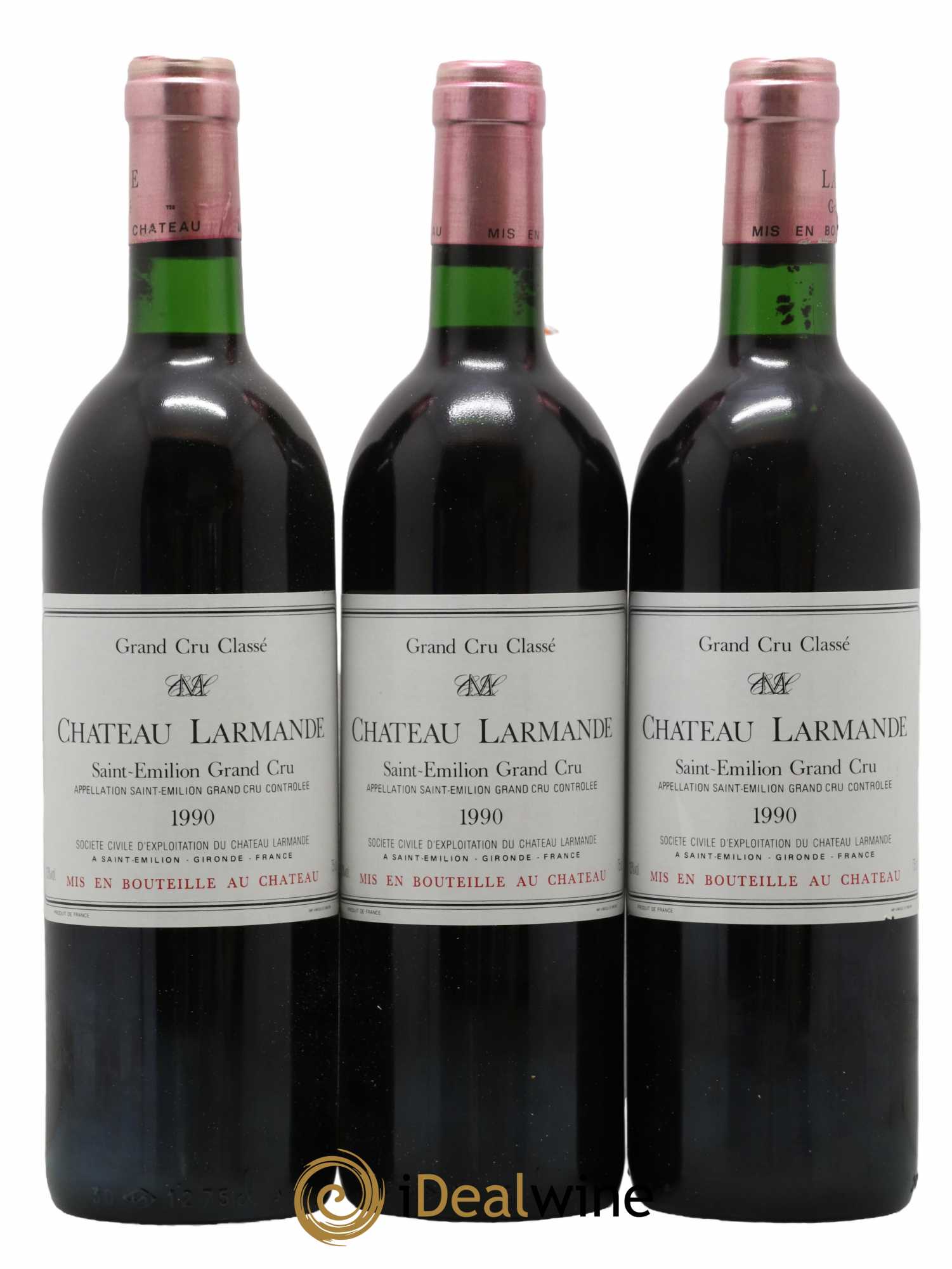 Château Larmande Grand Cru Classé 1990 - Lot de 12 bouteilles - 4