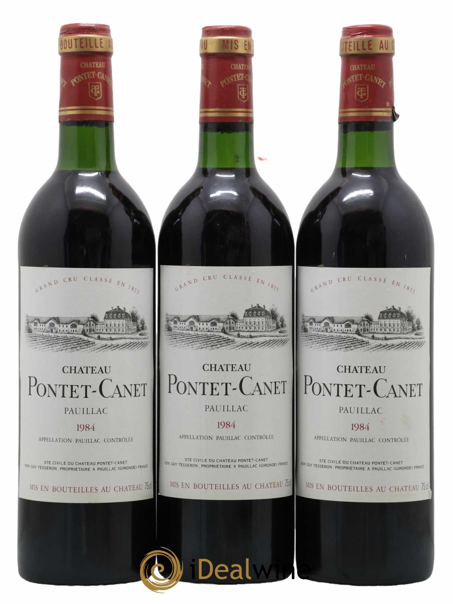 Château Pontet Canet 5ème Grand Cru Classé 1984 - Lot de 12 bouteilles - 4