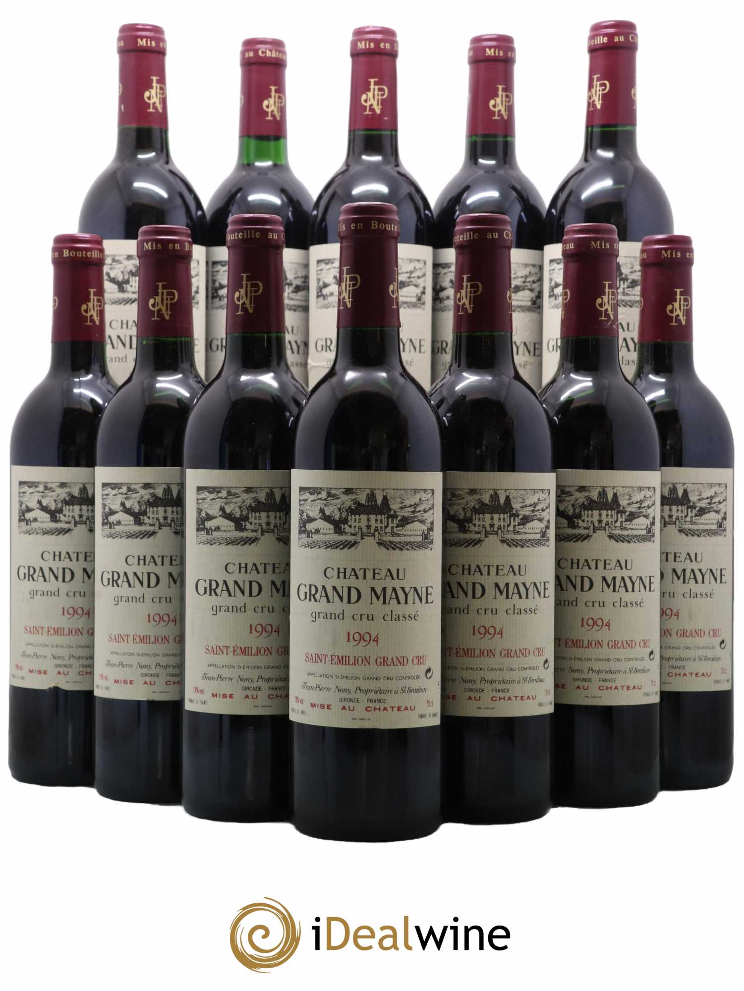 Château Grand Mayne Grand Cru Classé 1994 - Lot de 12 bouteilles - 0