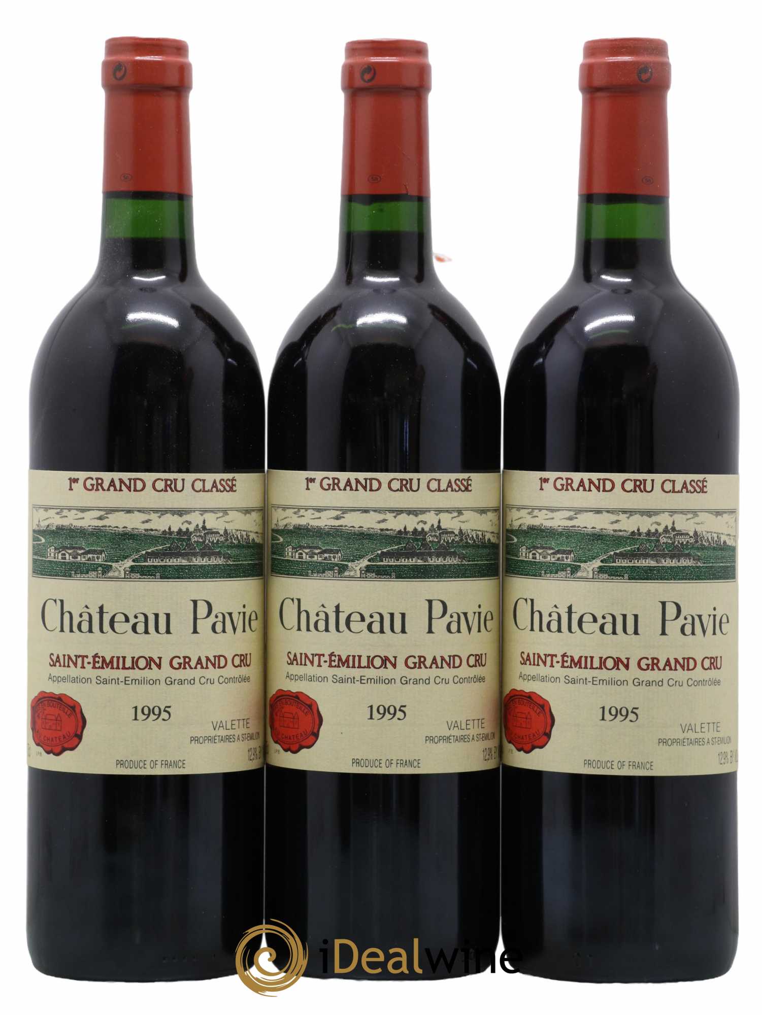 Château Pavie 1er Grand Cru Classé A 1995 - Lot de 12 bouteilles - 1