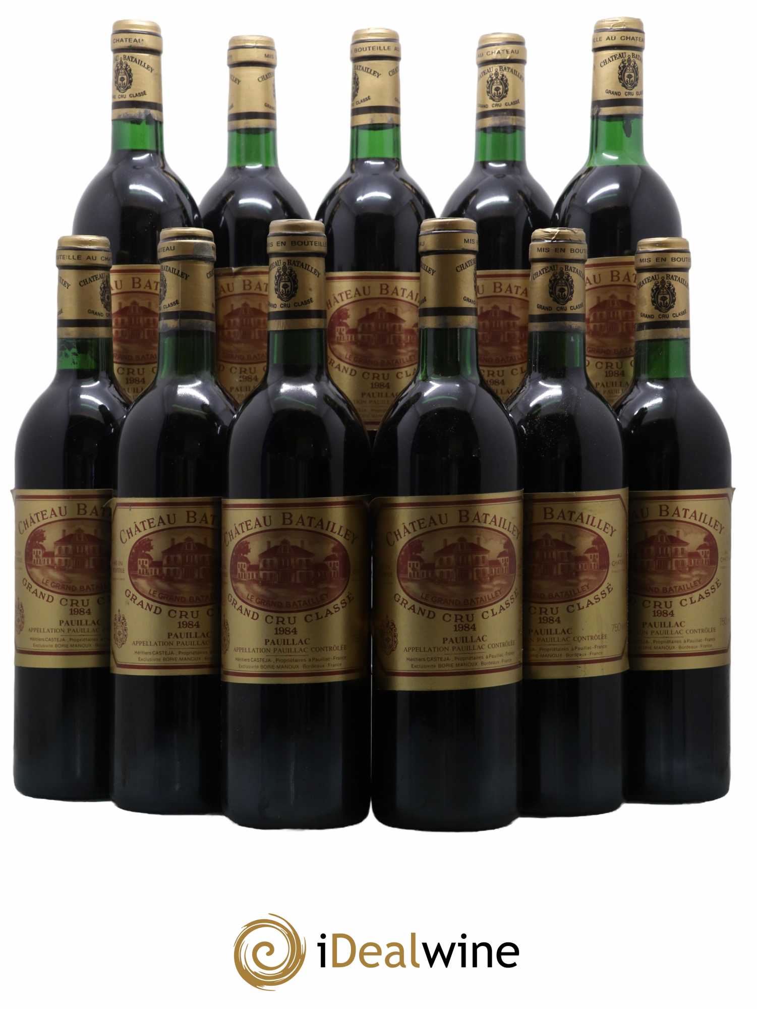 Château Batailley 5ème Grand Cru Classé 1984 - Lot de 11 bouteilles - 0