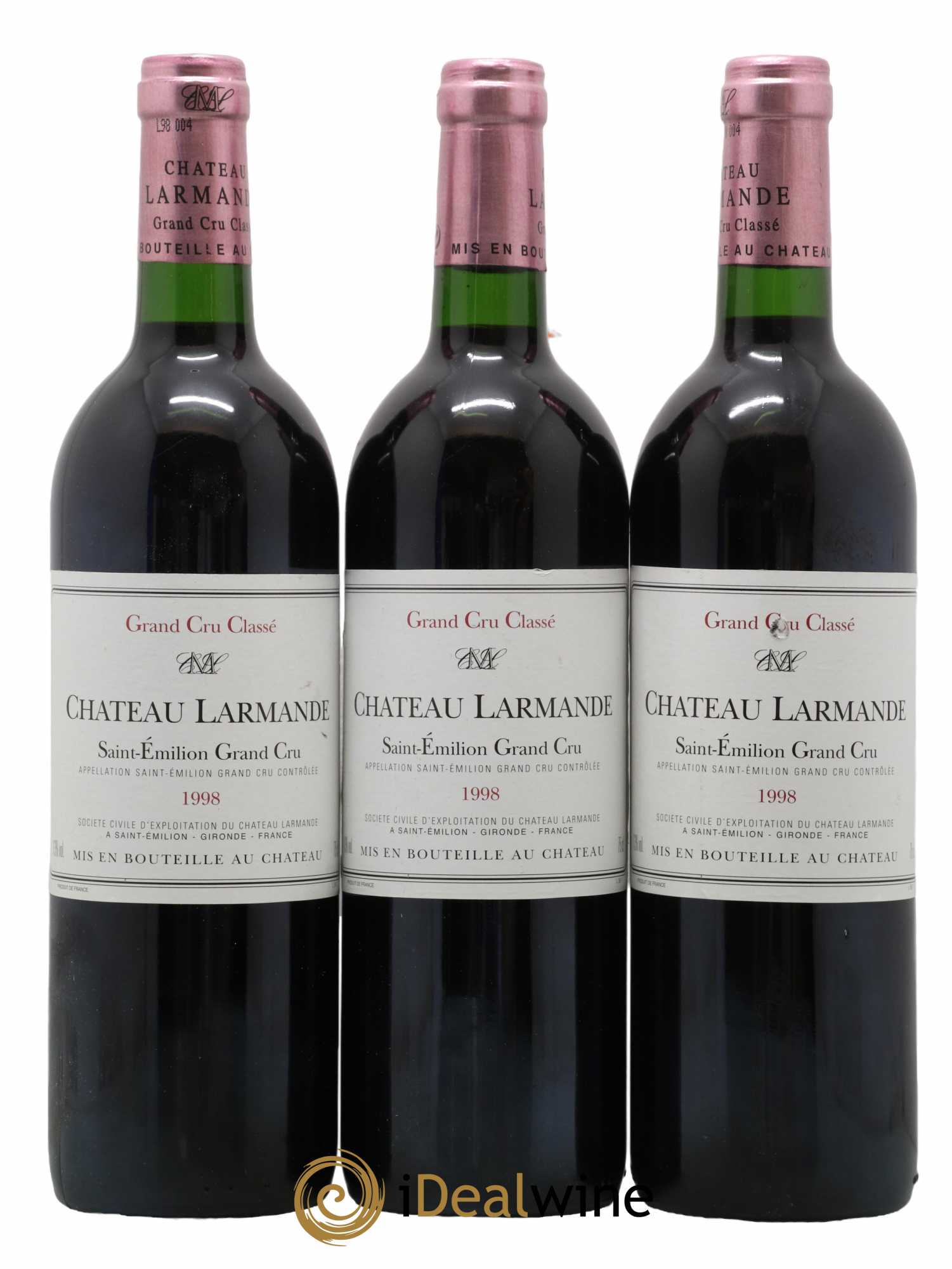 Château Larmande Grand Cru Classé 1998 - Lot de 12 bouteilles - 3