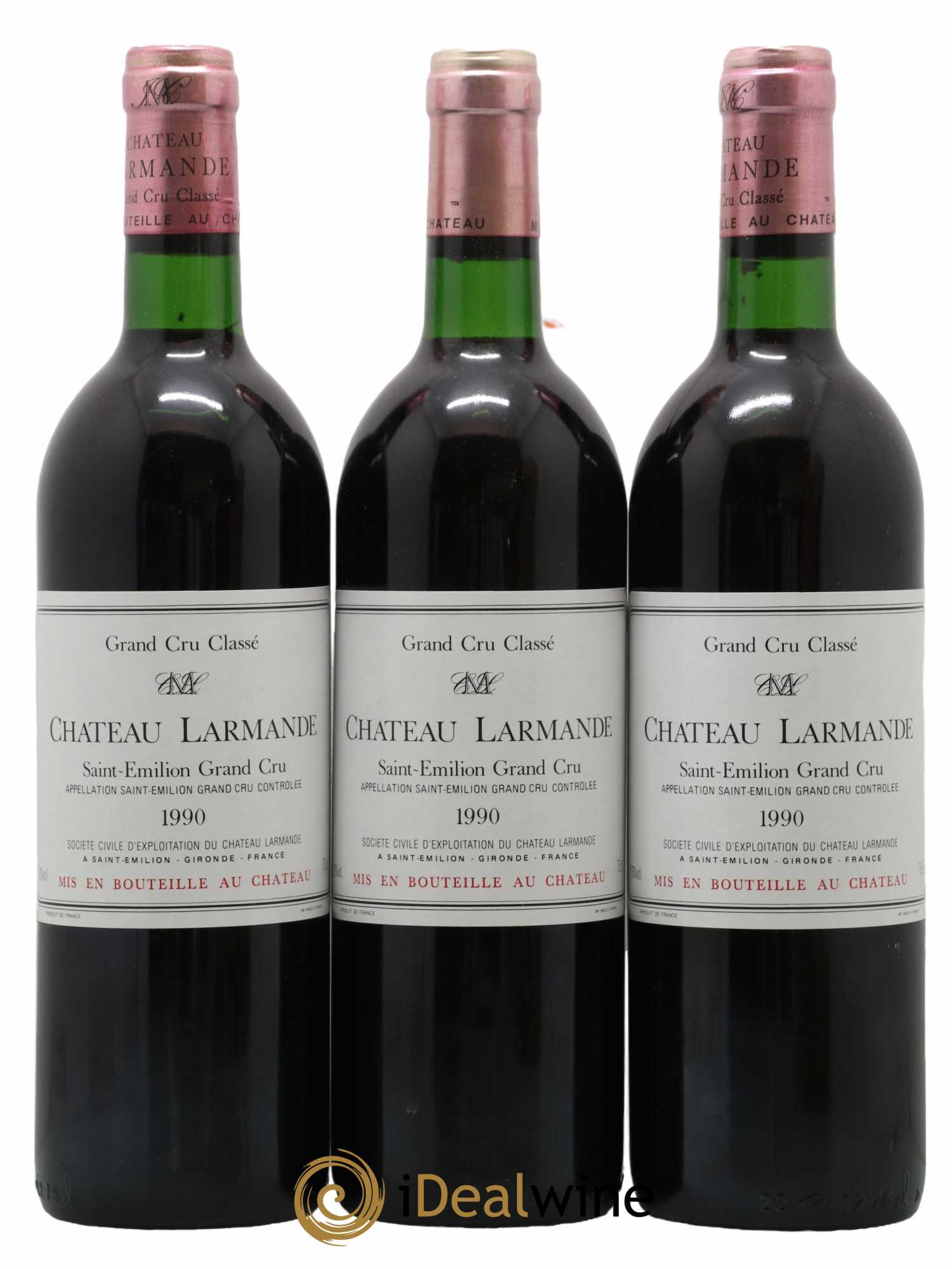 Château Larmande Grand Cru Classé 1990 - Lot de 12 bouteilles - 3