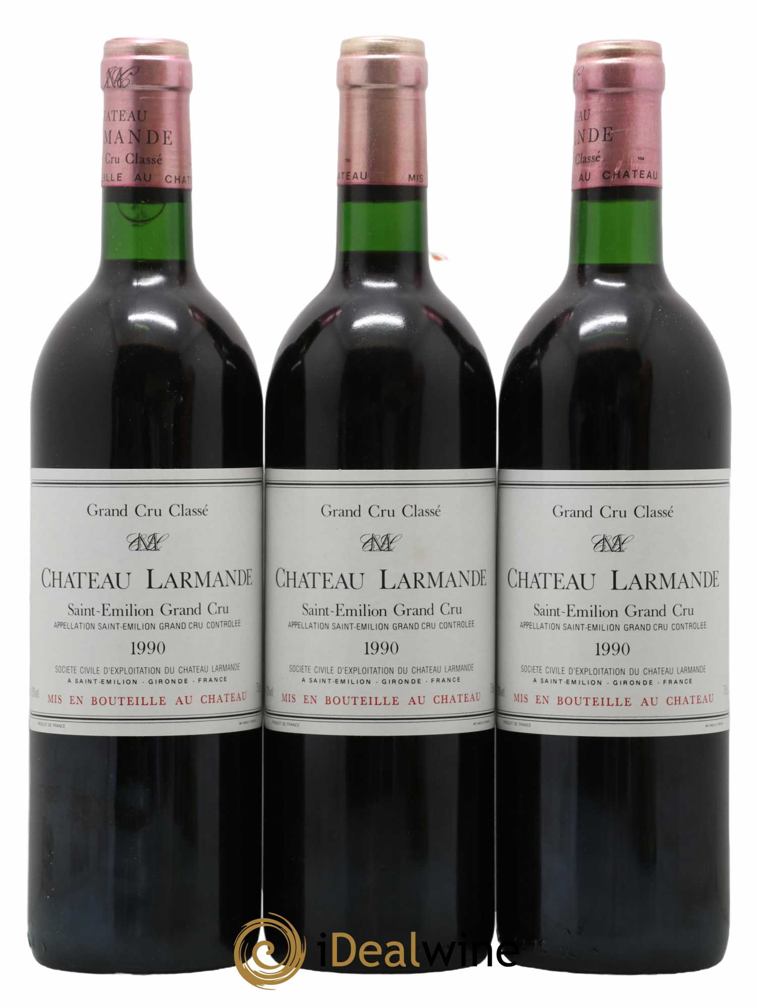 Château Larmande Grand Cru Classé 1990 - Lot de 12 bouteilles - 4