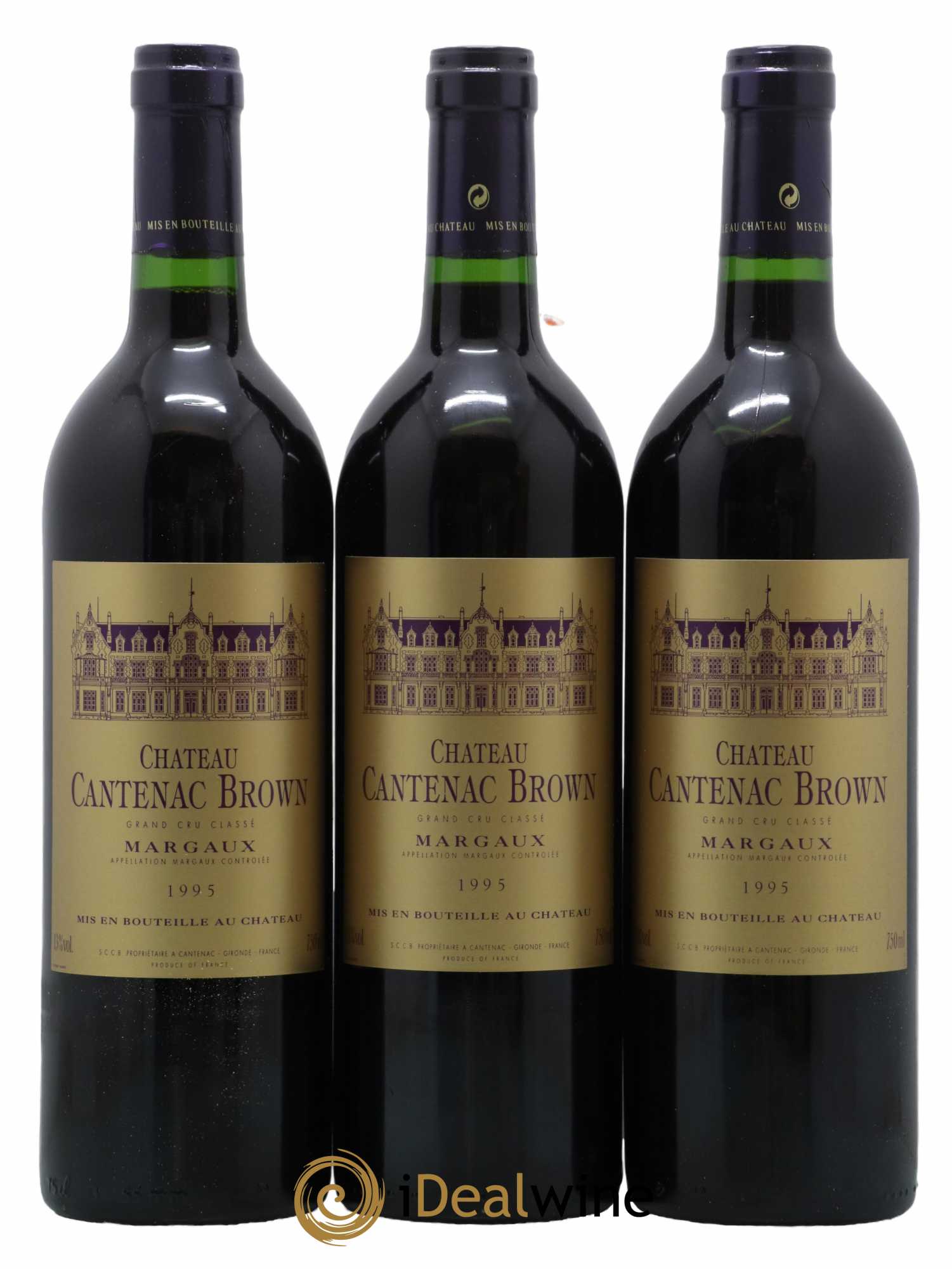 Château Cantenac Brown 3ème Grand Cru Classé 1995 - Lot de 12 bouteilles - 2
