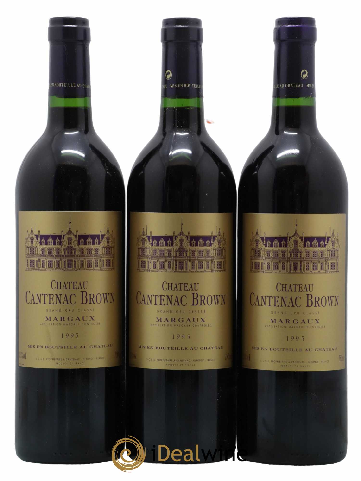 Château Cantenac Brown 3ème Grand Cru Classé 1995 - Lot de 12 bouteilles - 3