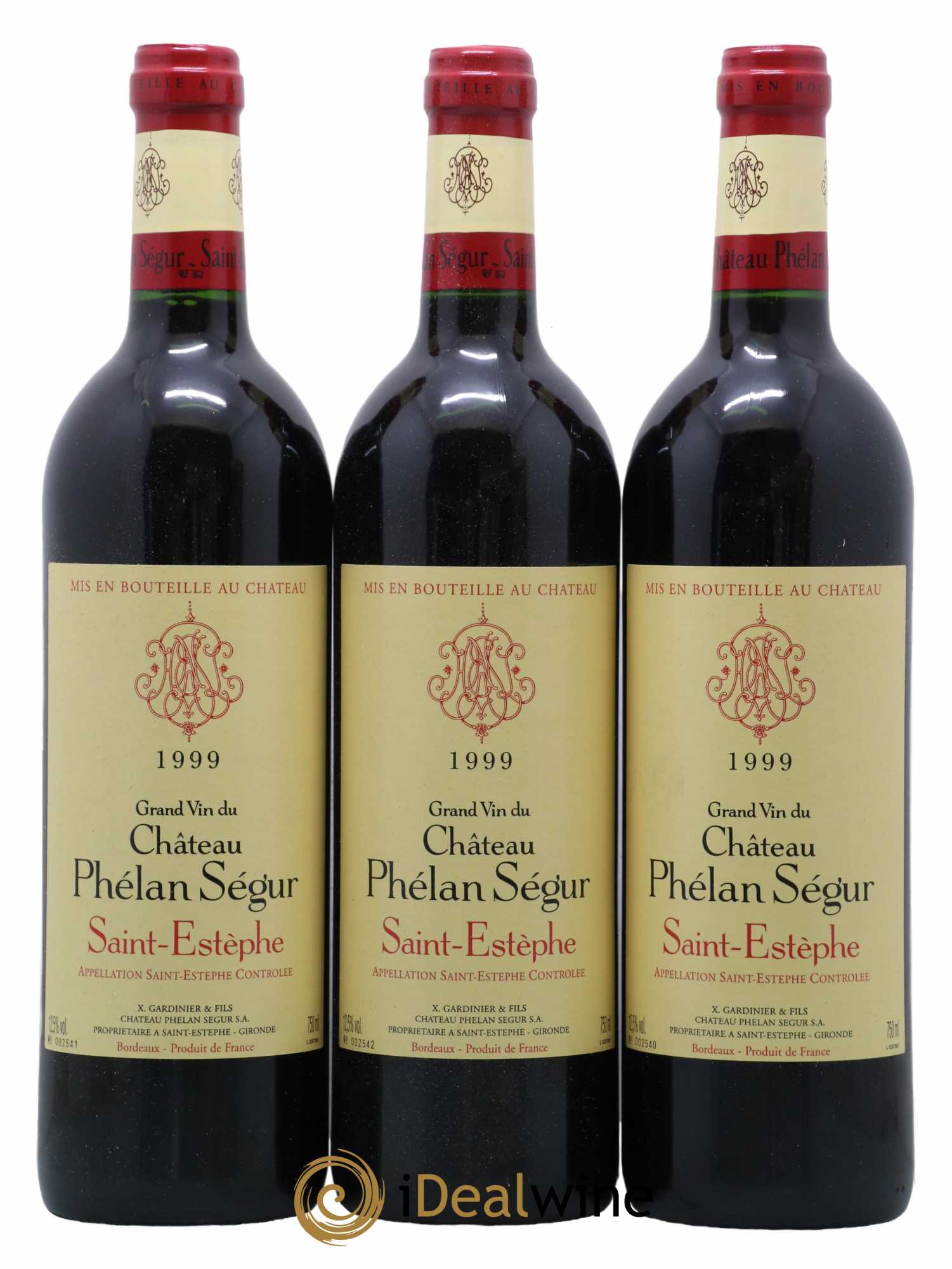 Château Phélan Ségur 1999 - Lot de 12 bouteilles - 2