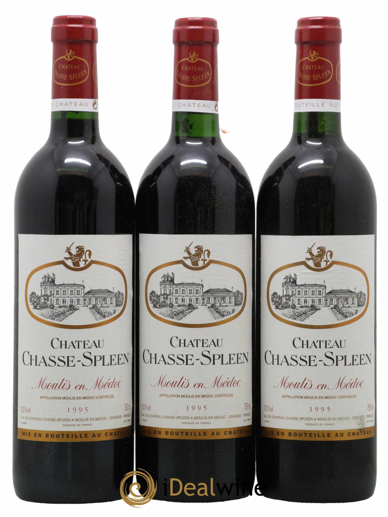 Château Chasse Spleen 1995 - Lot de 12 bouteilles - 2