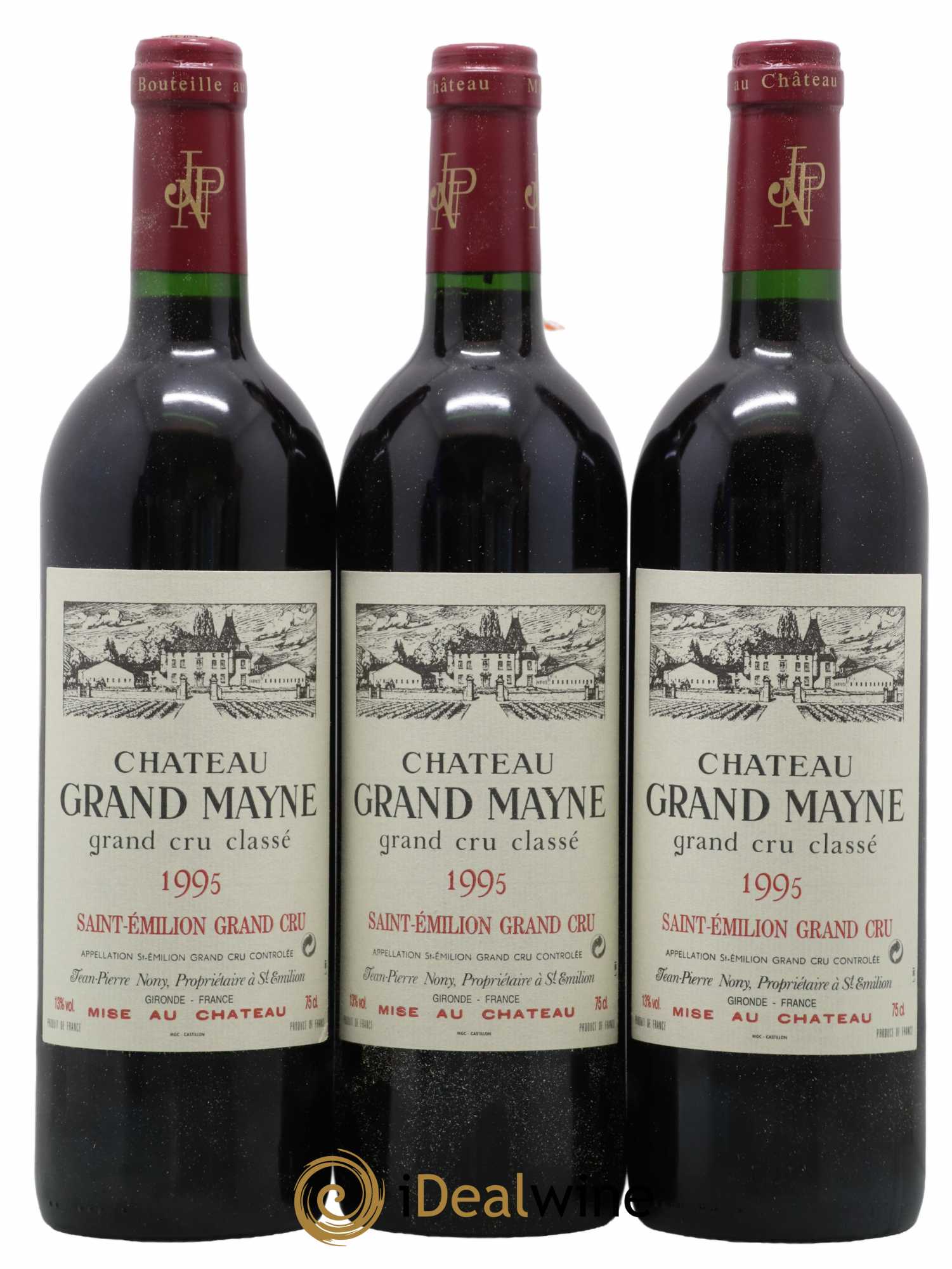 Château Grand Mayne Grand Cru Classé 1995 - Lot de 12 bouteilles - 1