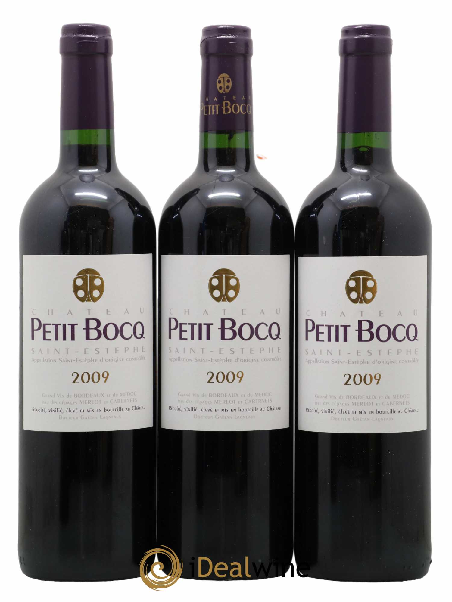 Château Petit Bocq Cru Bourgeois 2009 - Lot de 12 bouteilles - 1