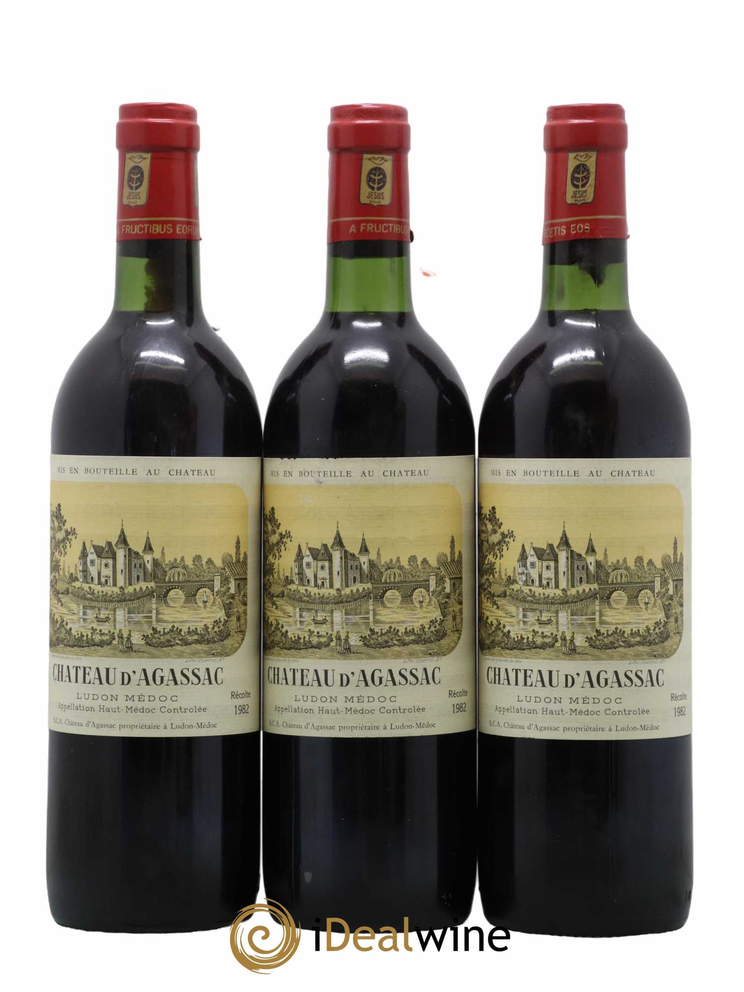 Château d' Agassac Cru Bourgeois 1982 - Lot de 12 bouteilles - 3